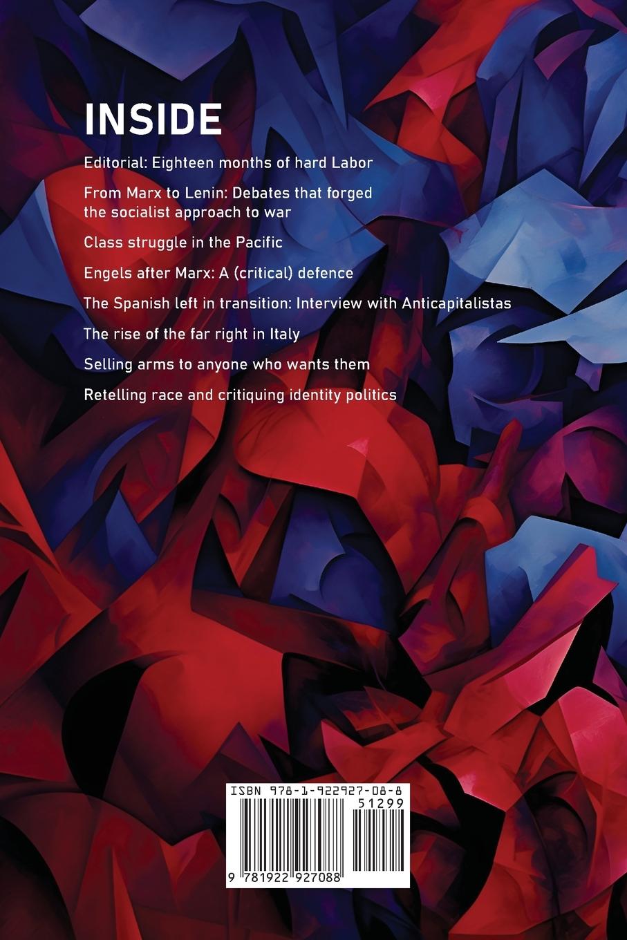 Rückseitencover Marxist Left Review #26