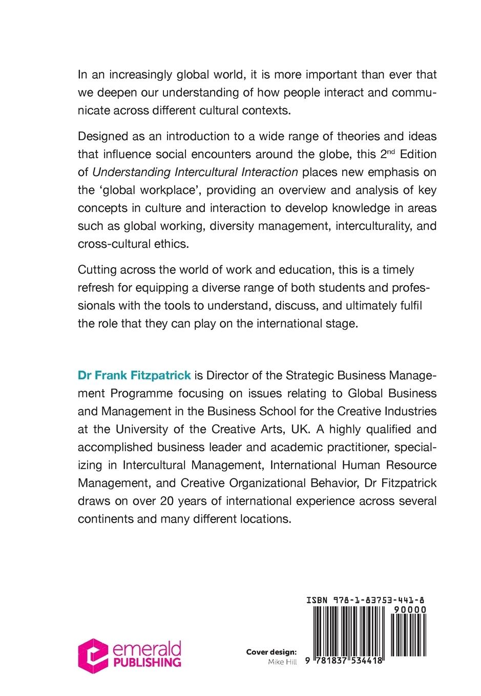 Rückseitencover Understanding Intercultural Interaction