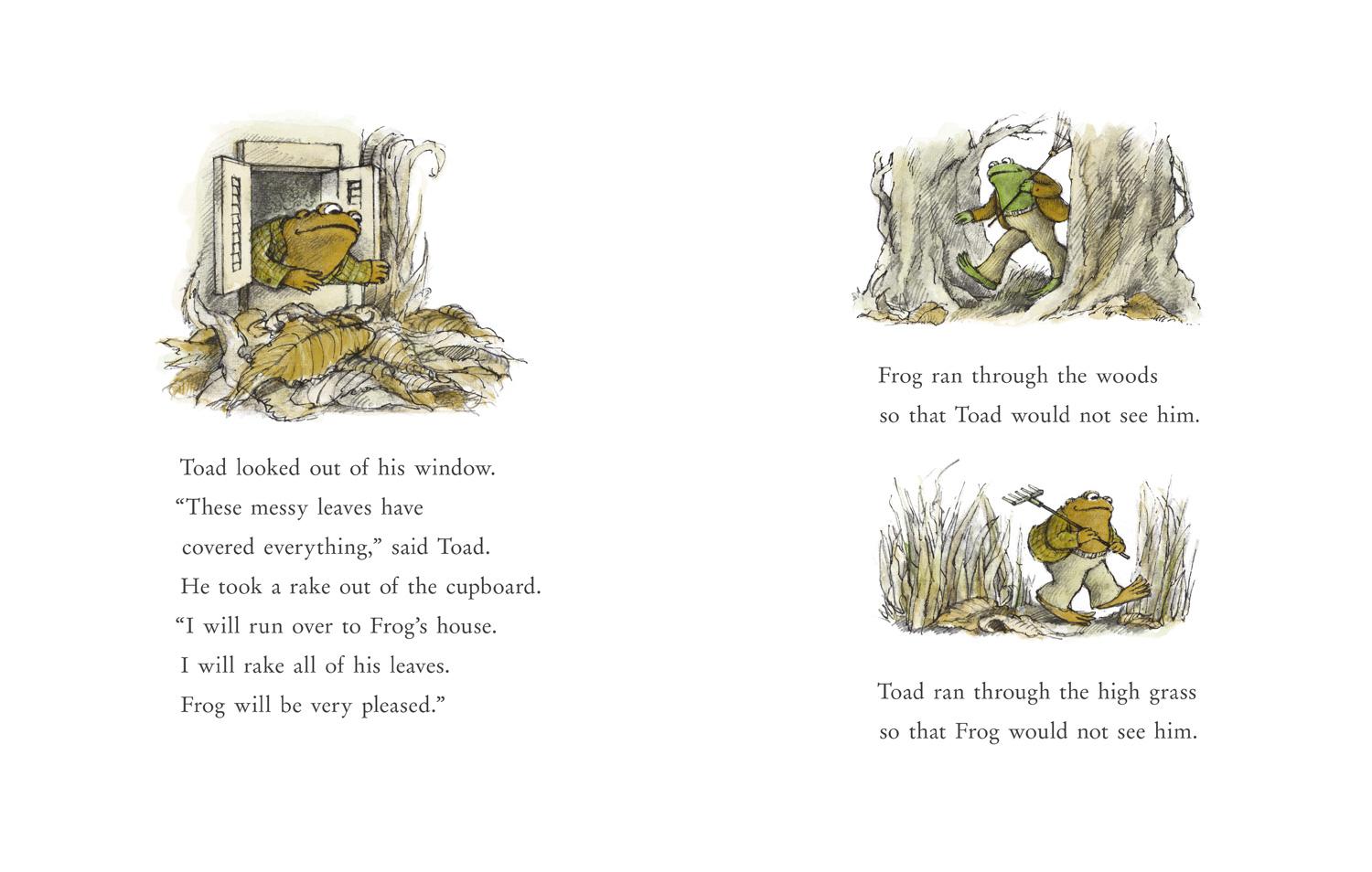 Beispielinhalt (Bild) Autumn with Frog and Toad
