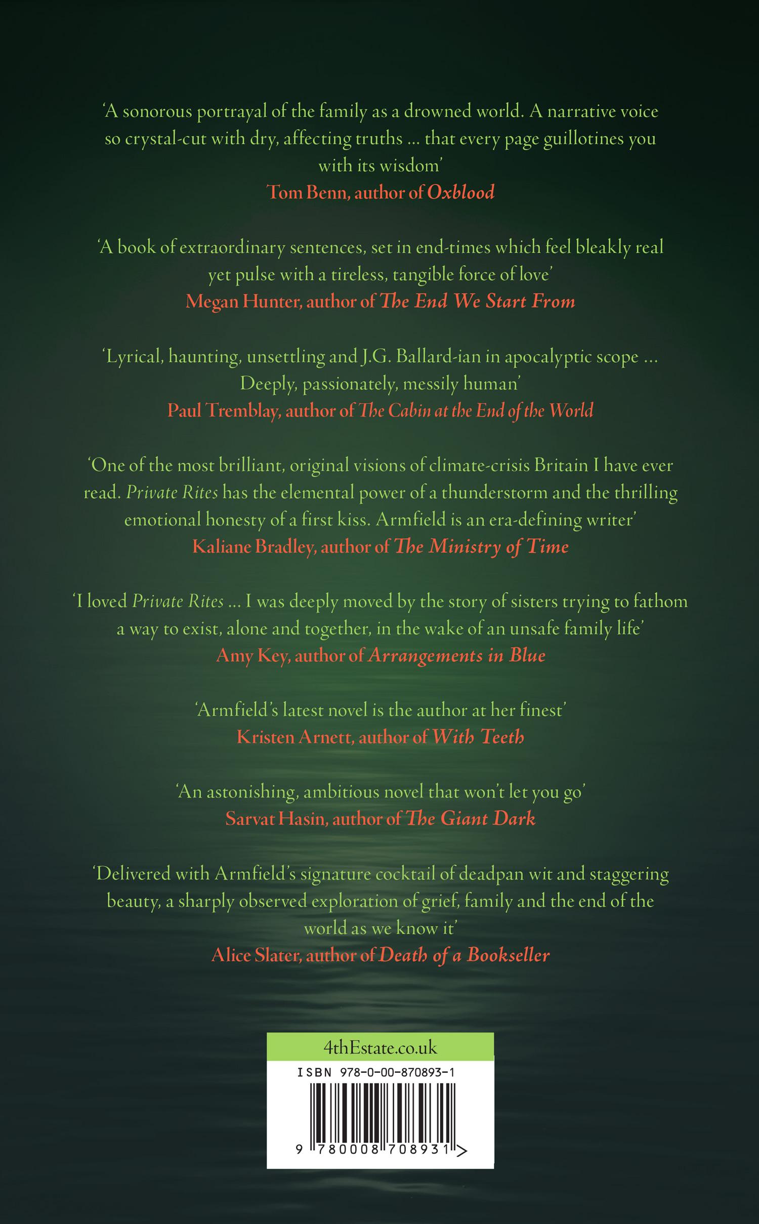 Rückseitencover Private Rites