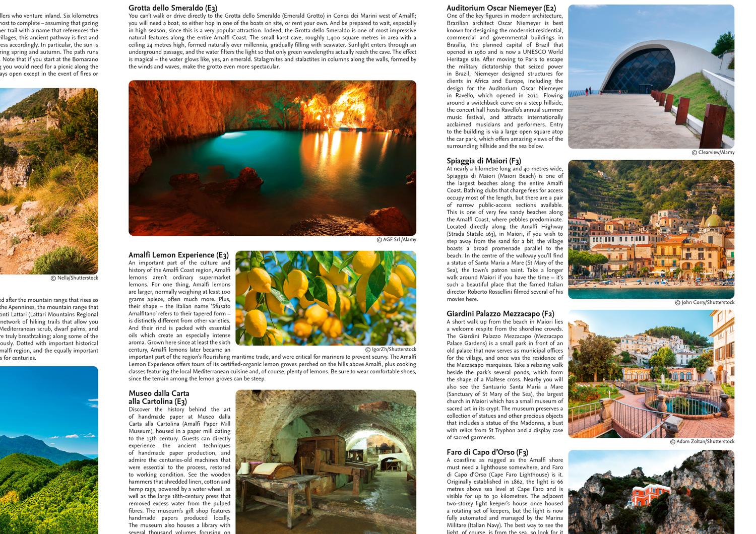 Beispielinhalt (Bild) Amalfi Coast Touring Map