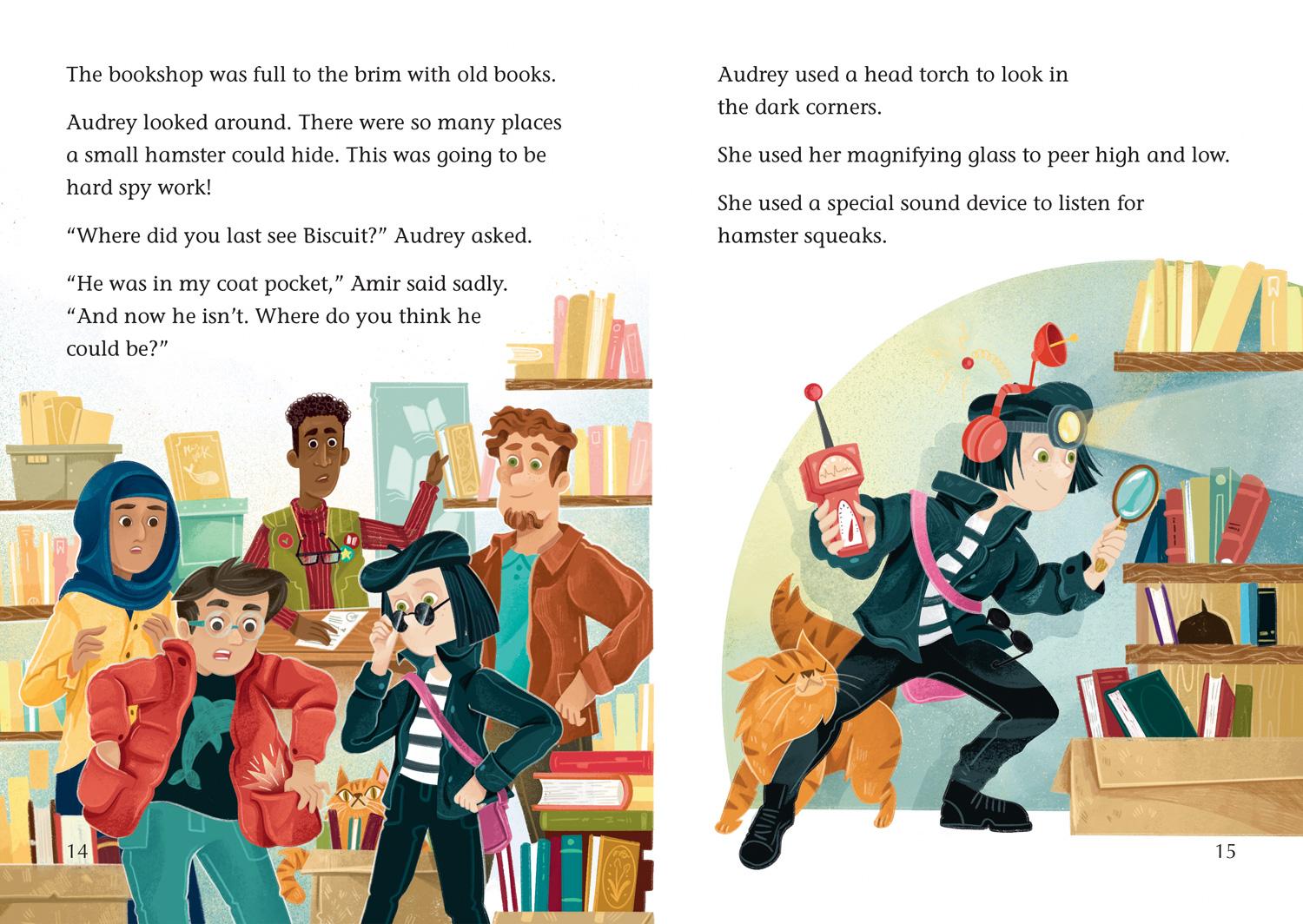 Beispielinhalt (Bild) Audrey Fry Is a Spy!