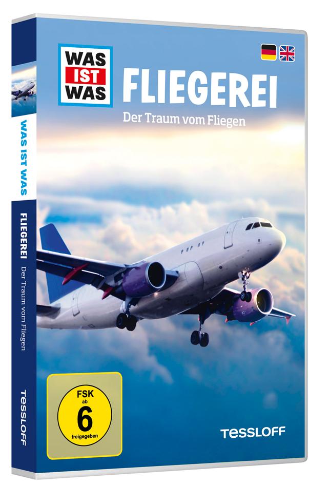 Vorderes Coverbild WAS IST WAS DVD Fliegerei. Der Traum vom Fliegen