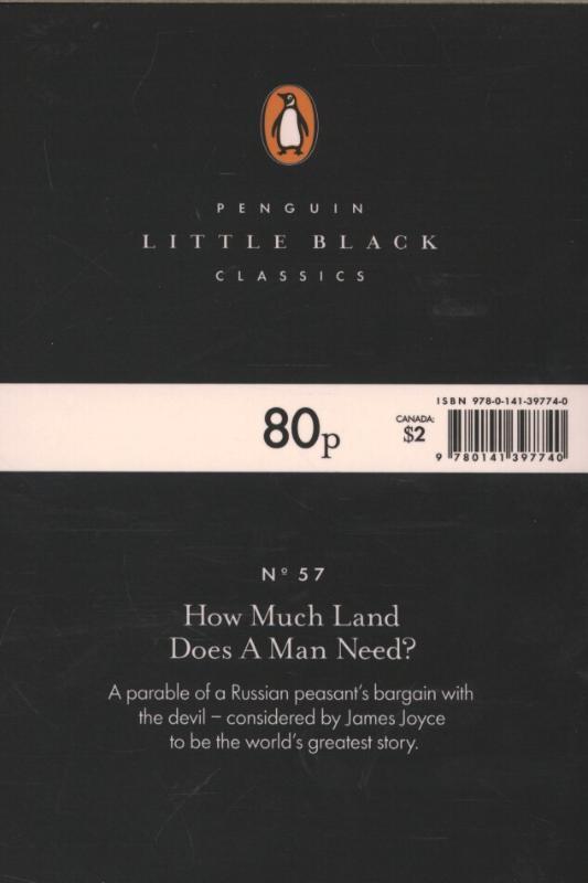 Rückseitencover How Much Land Does A Man Need?