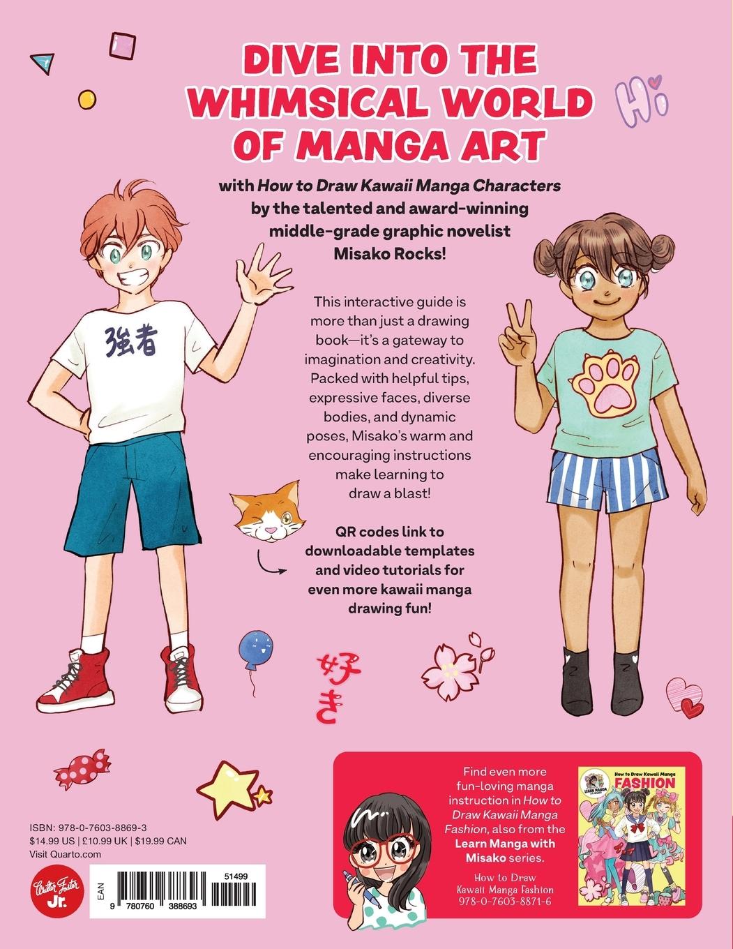 Rückseitencover How to Draw Kawaii Manga Characters