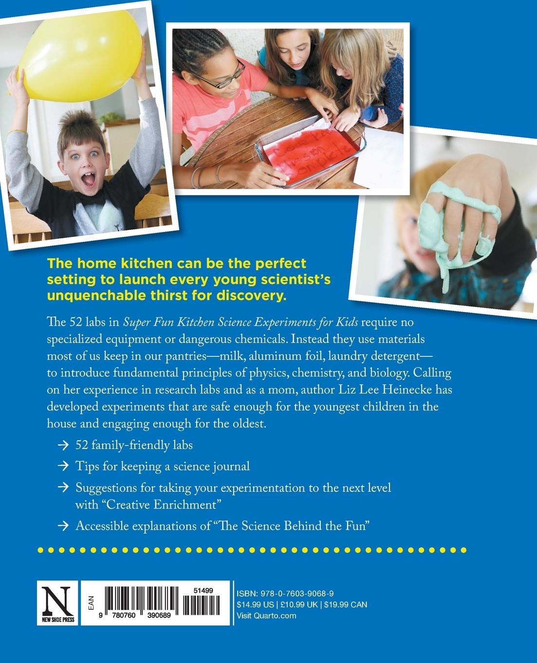 Rückseitencover Super Fun Kitchen Science Experiments for Kids