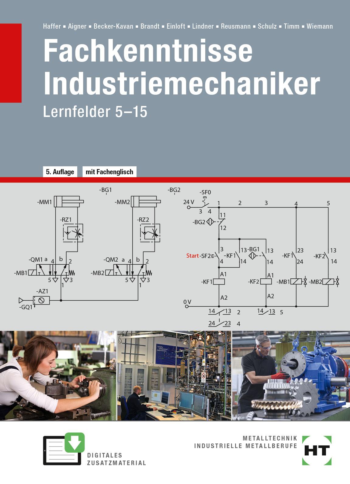 Vorderes Coverbild Fachkenntnisse Industriemechaniker