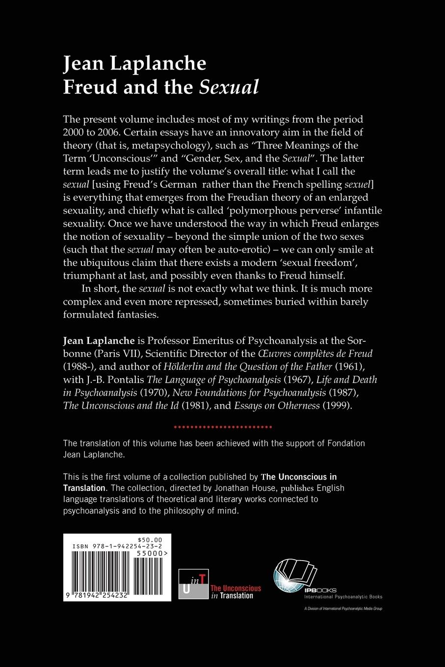 Rückseitencover Freud and the Sexual