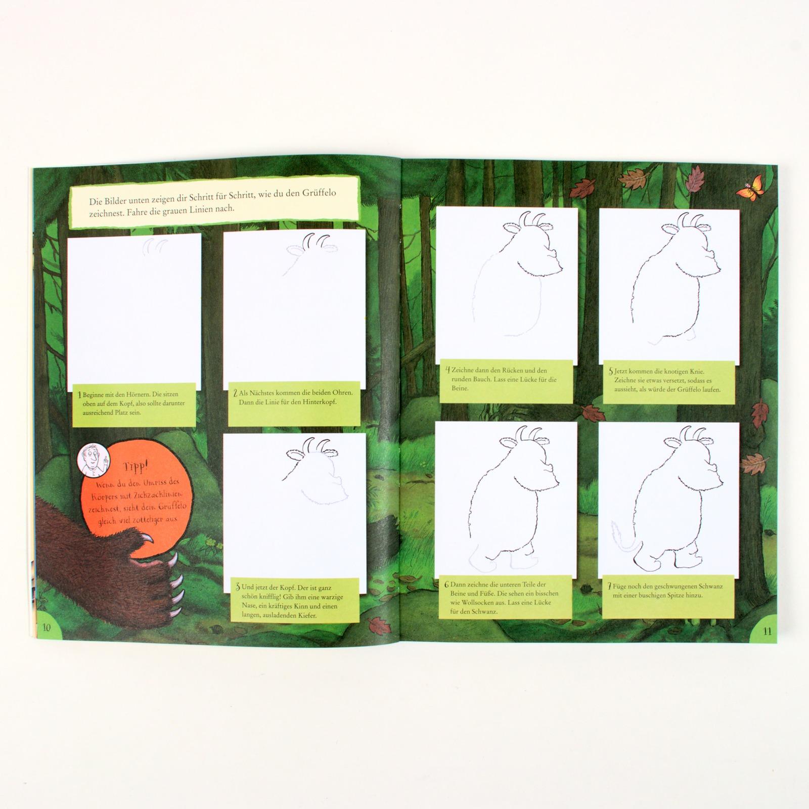 Beispielinhalt (Bild) Zeichne mal den Grüffelo und seine Freunde
