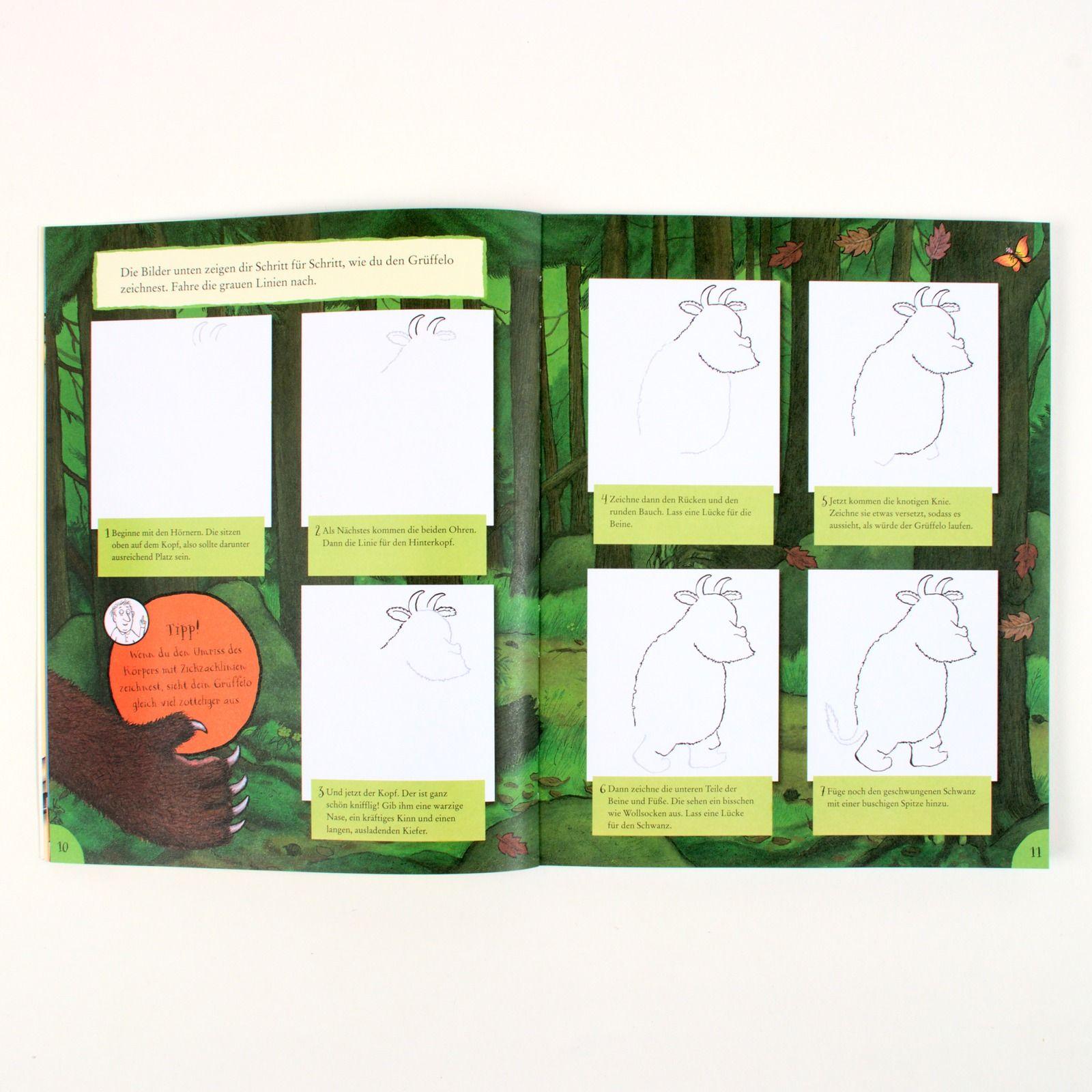 Beispielinhalt (Bild) Zeichne mal den Grüffelo und seine Freunde