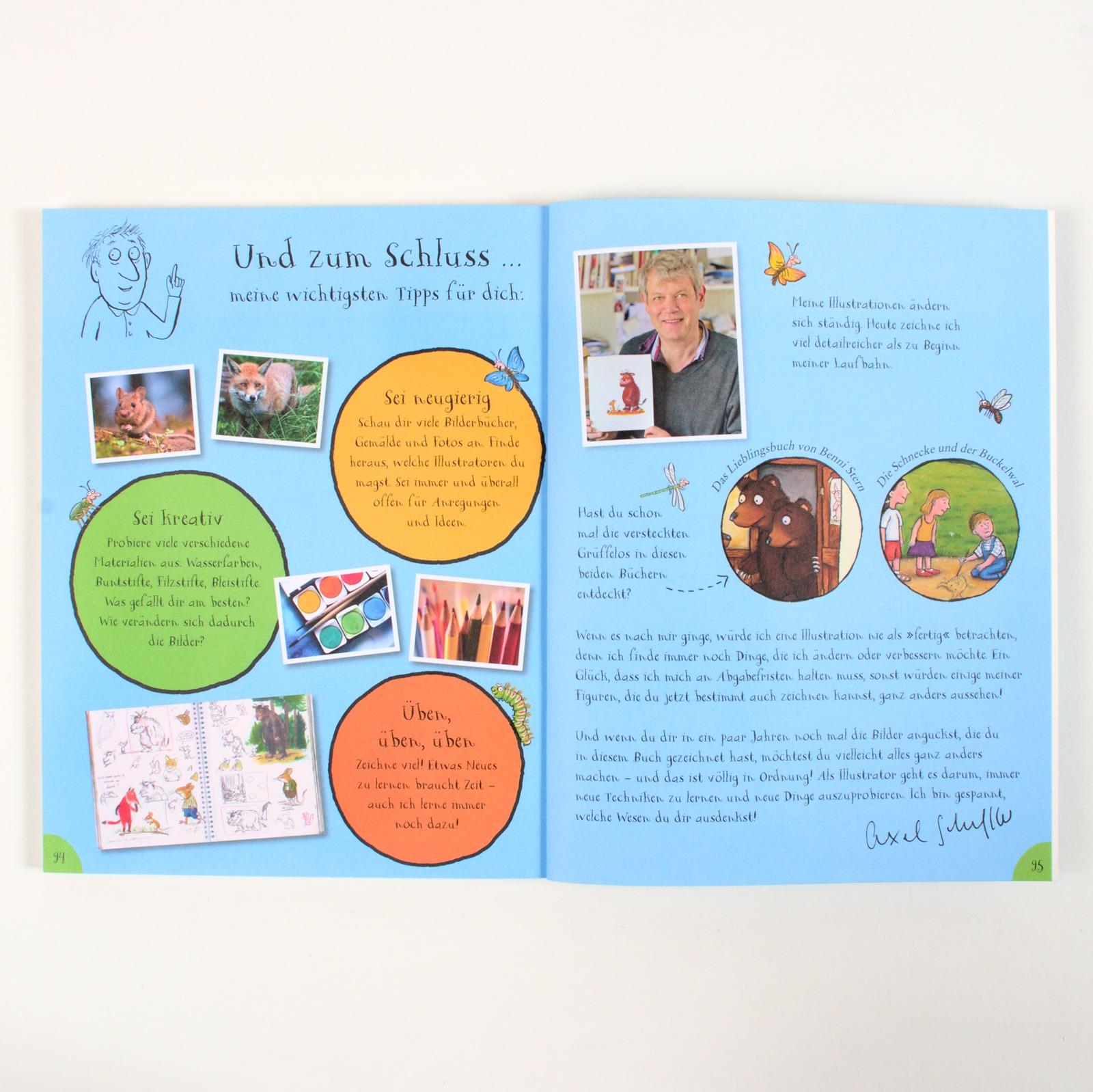 Beispielinhalt (Bild) Zeichne mal den Grüffelo und seine Freunde