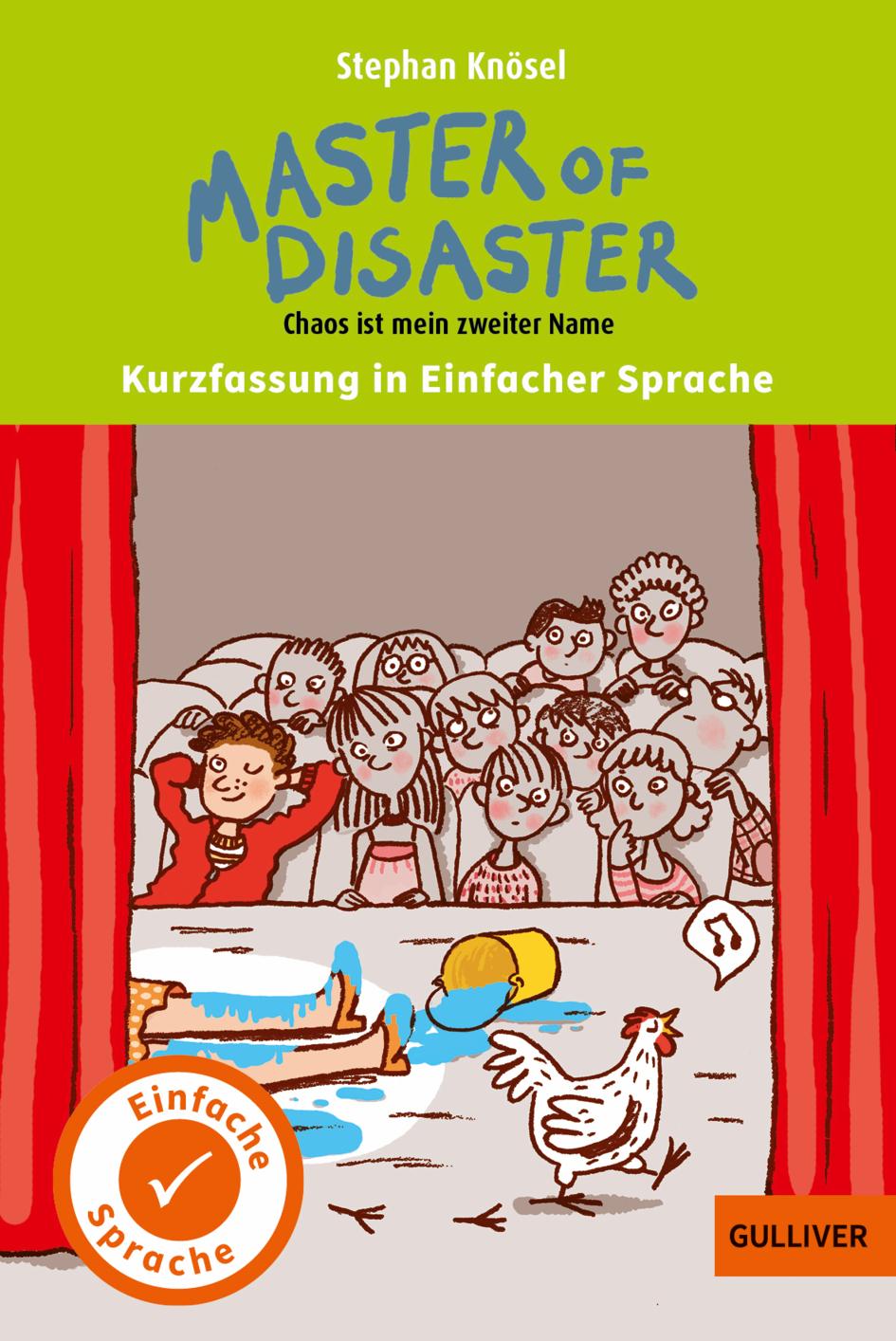 Vorderes Coverbild Kurzfassung in Einfacher Sprache. Master of Disaster