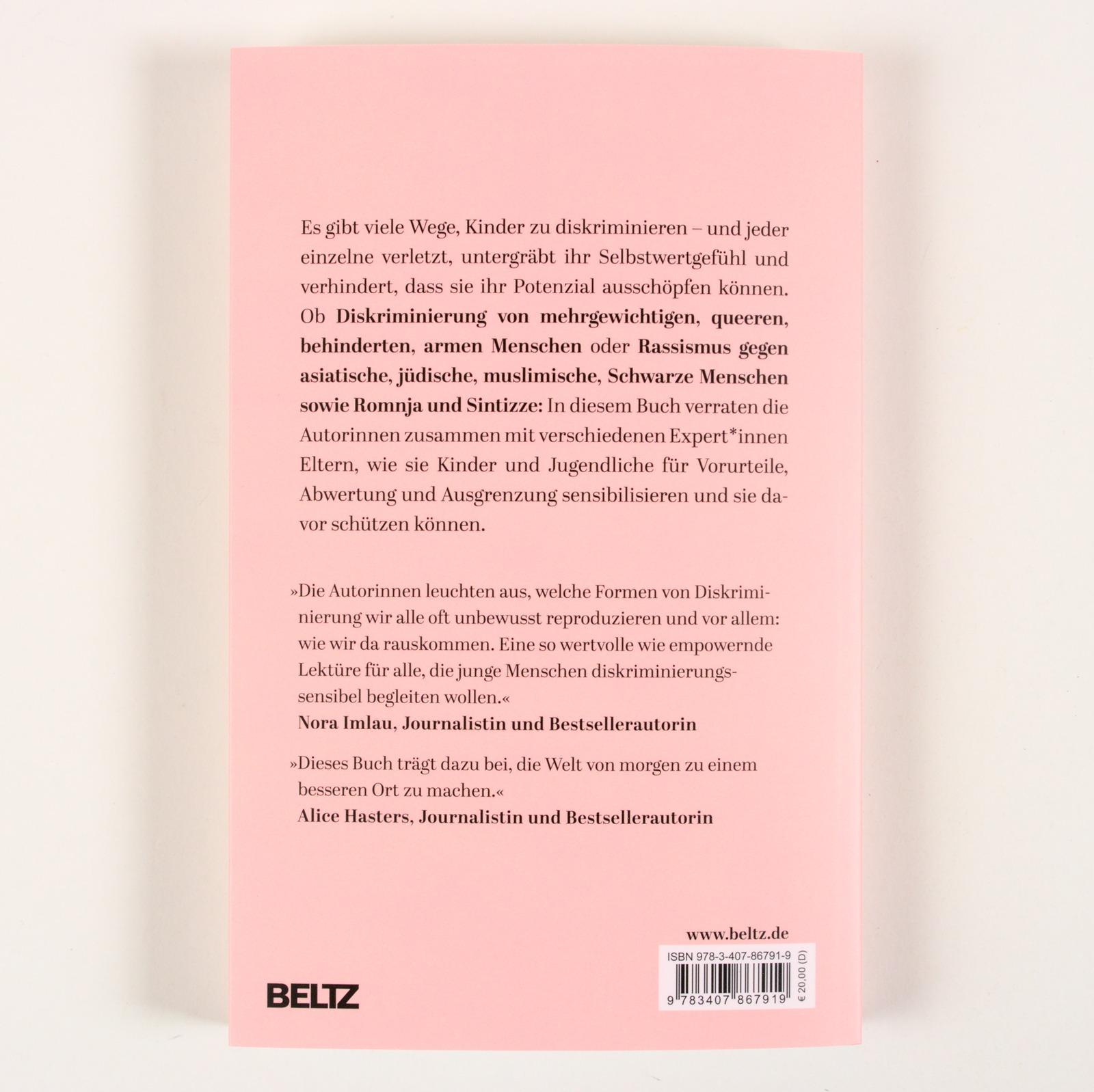 Rückseitencover Mit Kindern über Diskriminierungen sprechen