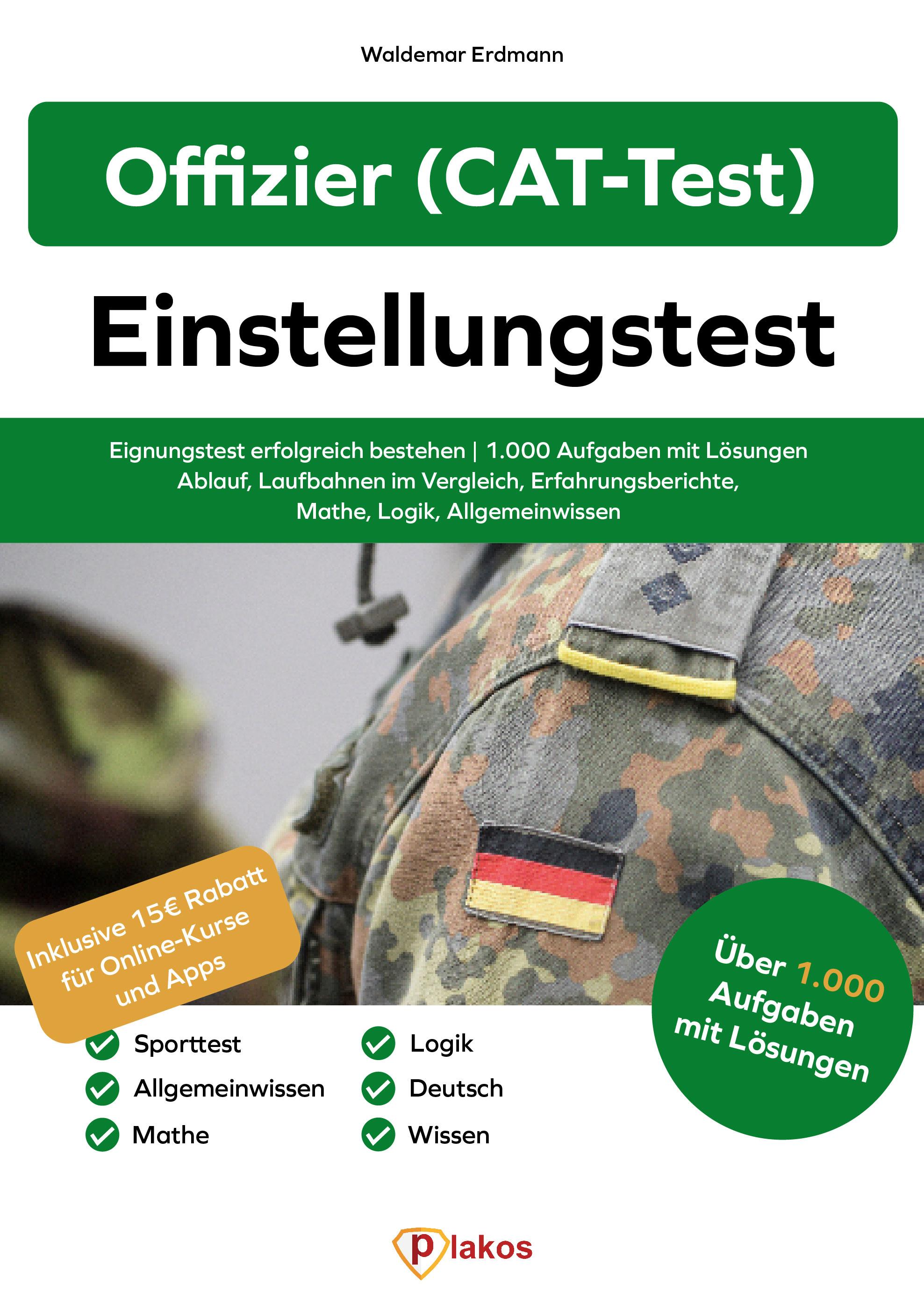 Vorderes Coverbild Offizier Einstellungstest (CAT Test)