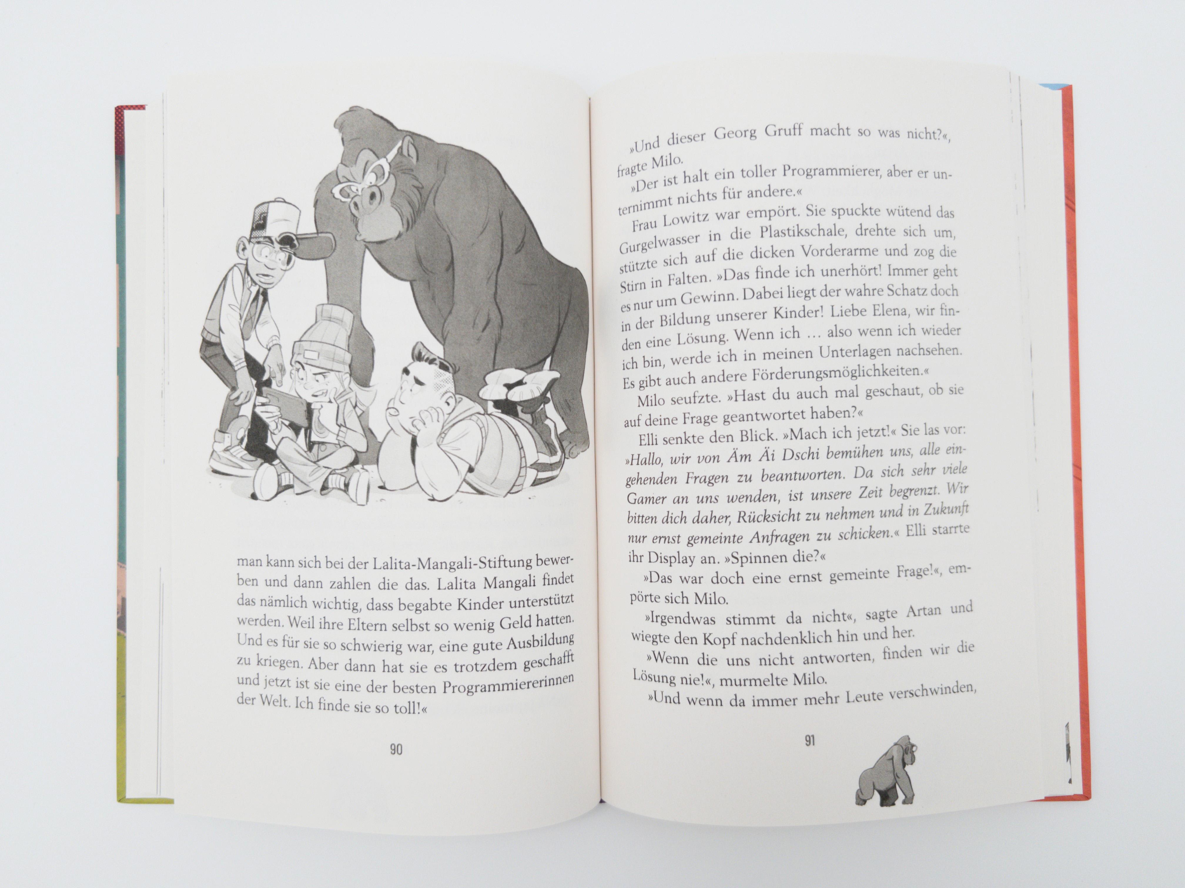 Beispielinhalt (Bild) Hilfe, meine Lehrerin ist ein Gorilla