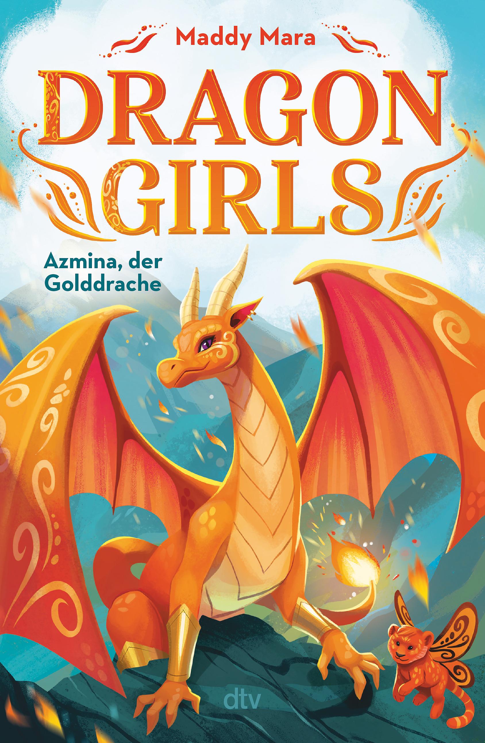 Vorderes Coverbild Dragon Girls - Azmina, der Golddrache