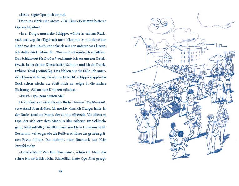 Beispielinhalt (Bild) Reißaus mit Krabbenbrötchen