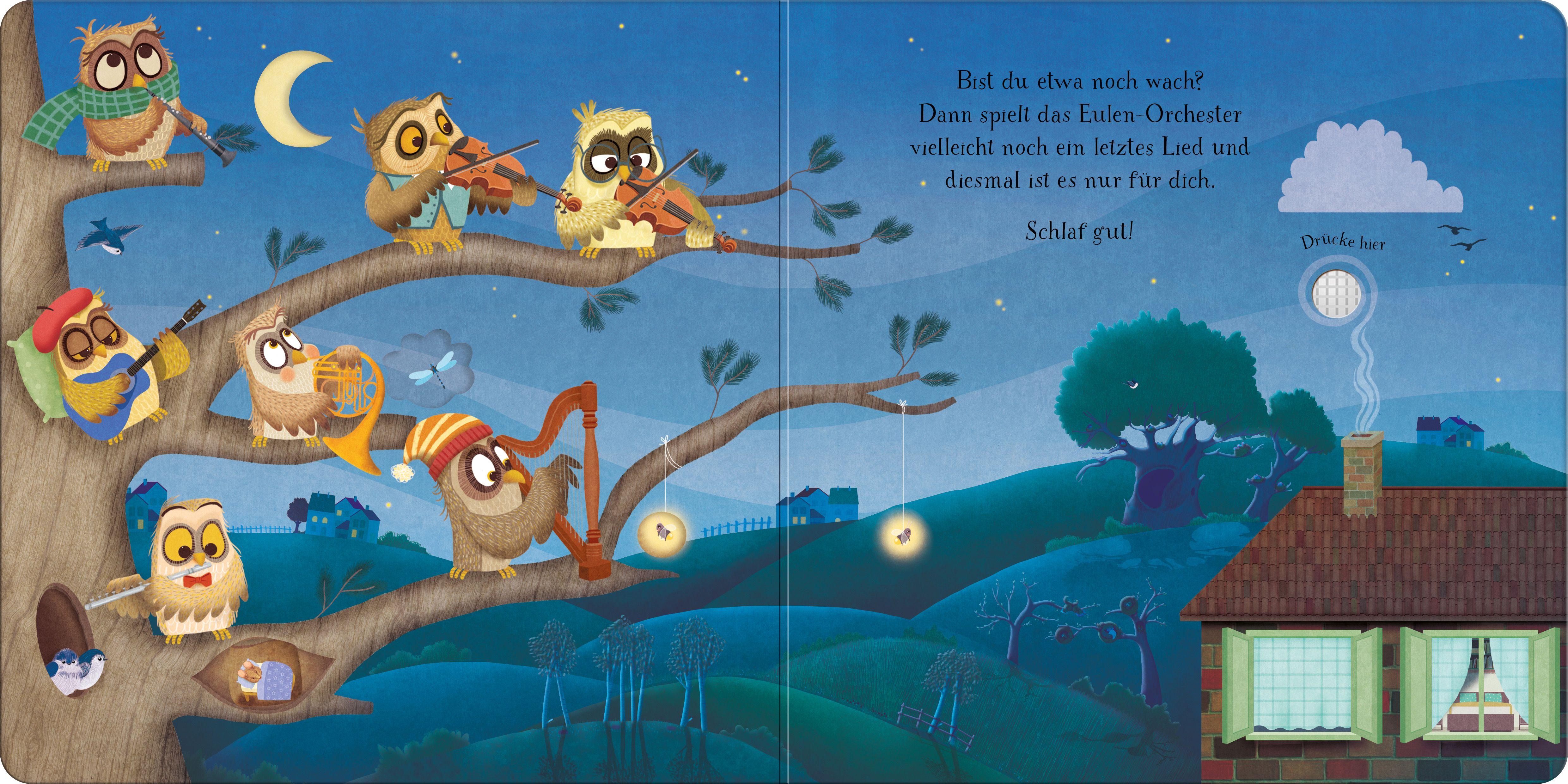 Beispielinhalt (Bild) Einschlafen mit dem Eulen-Orchester
