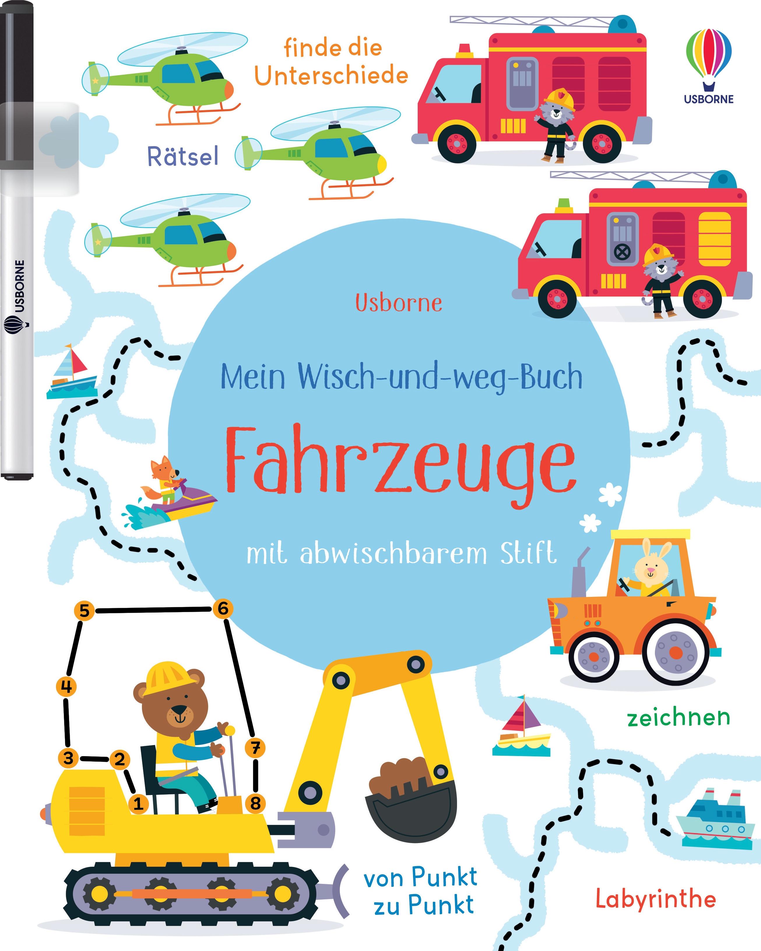 Vorderes Coverbild Mein Wisch-und-weg-Buch: Fahrzeuge