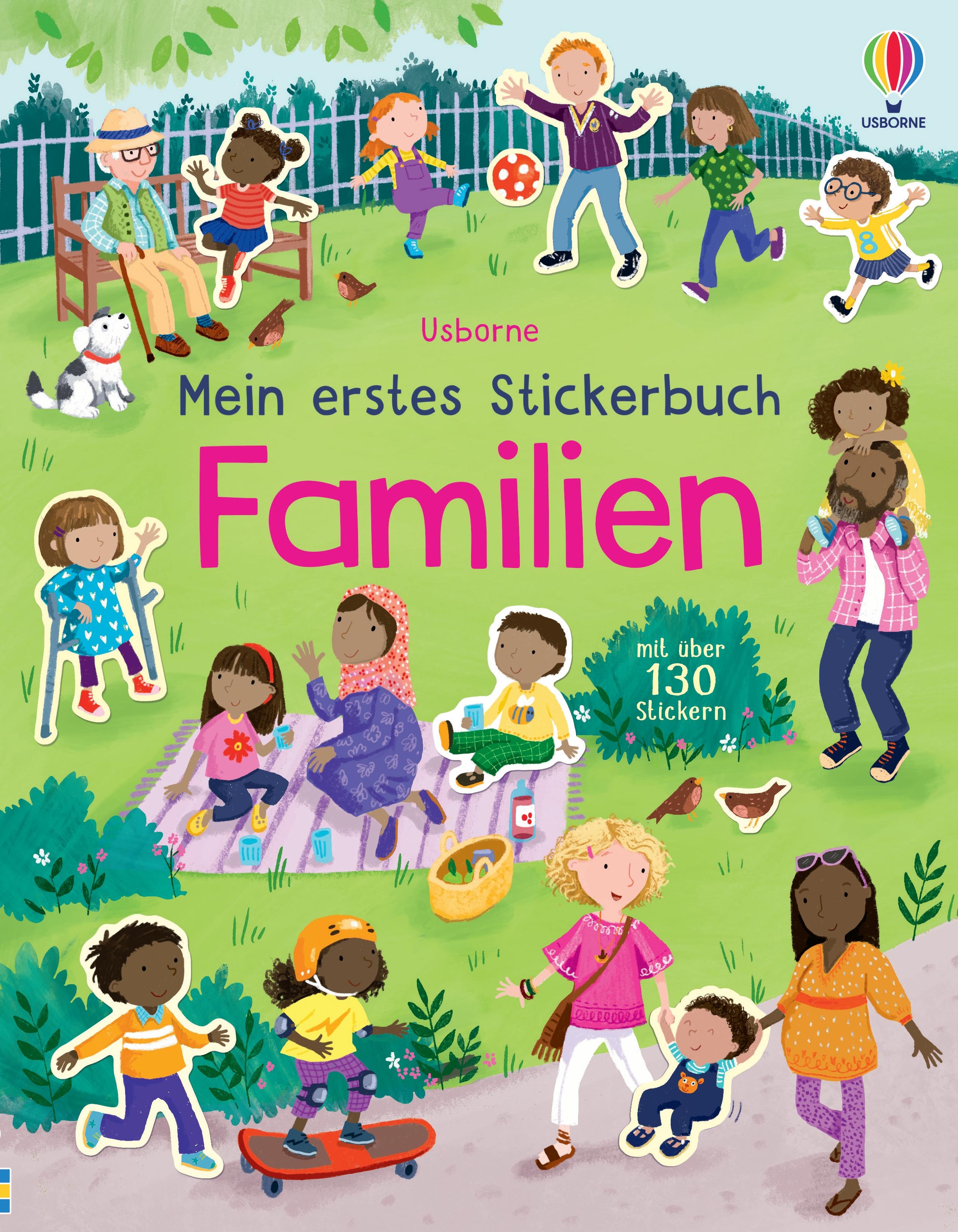 Vorderes Coverbild Mein erstes Stickerbuch: Familien