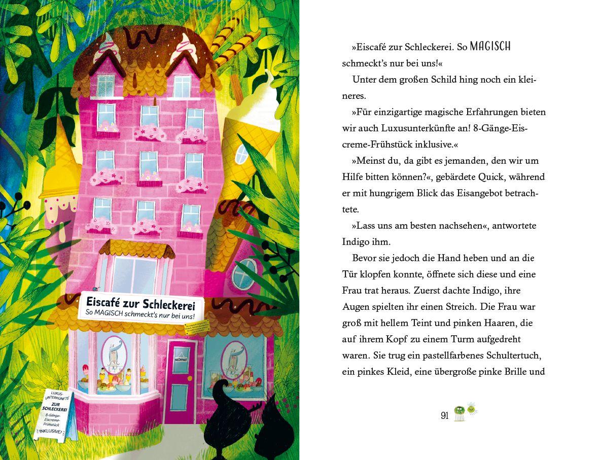 Beispielinhalt (Bild) Indigo Wild - Mit Eis fängt man Monster