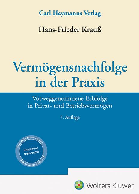 Vorderes Coverbild Vermögensnachfolge in der Praxis