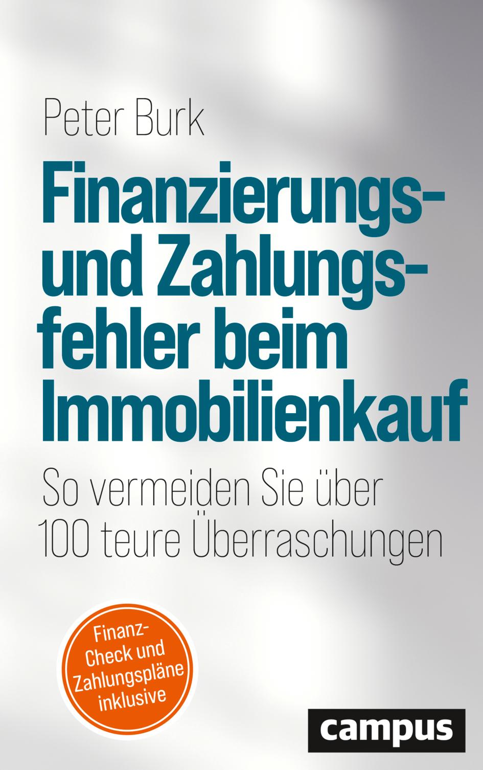 Vorderes Coverbild Finanzierungs- und Zahlungsfehler beim Immobilienkauf