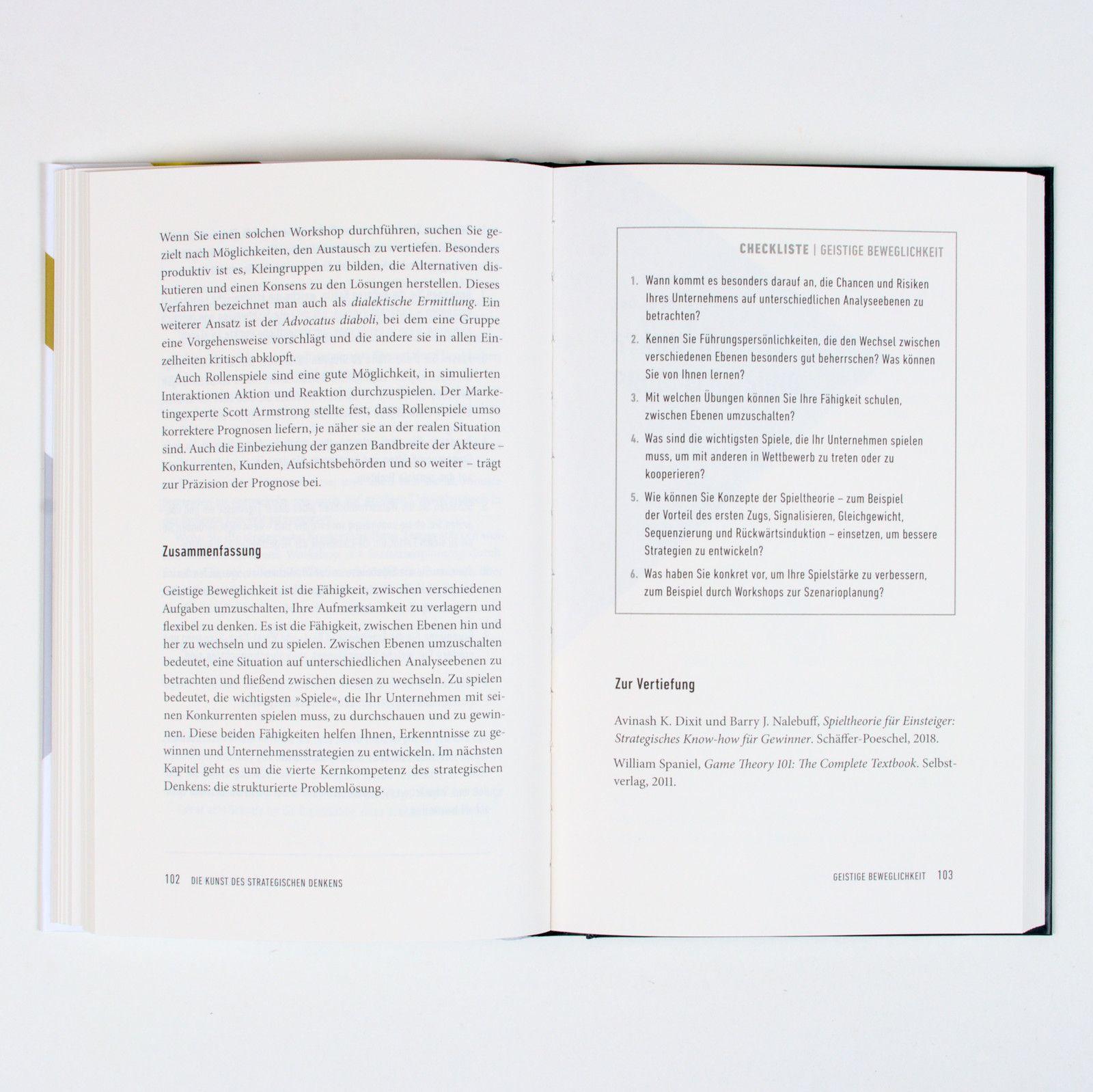 Beispielinhalt (Bild) Die Kunst des strategischen Denkens