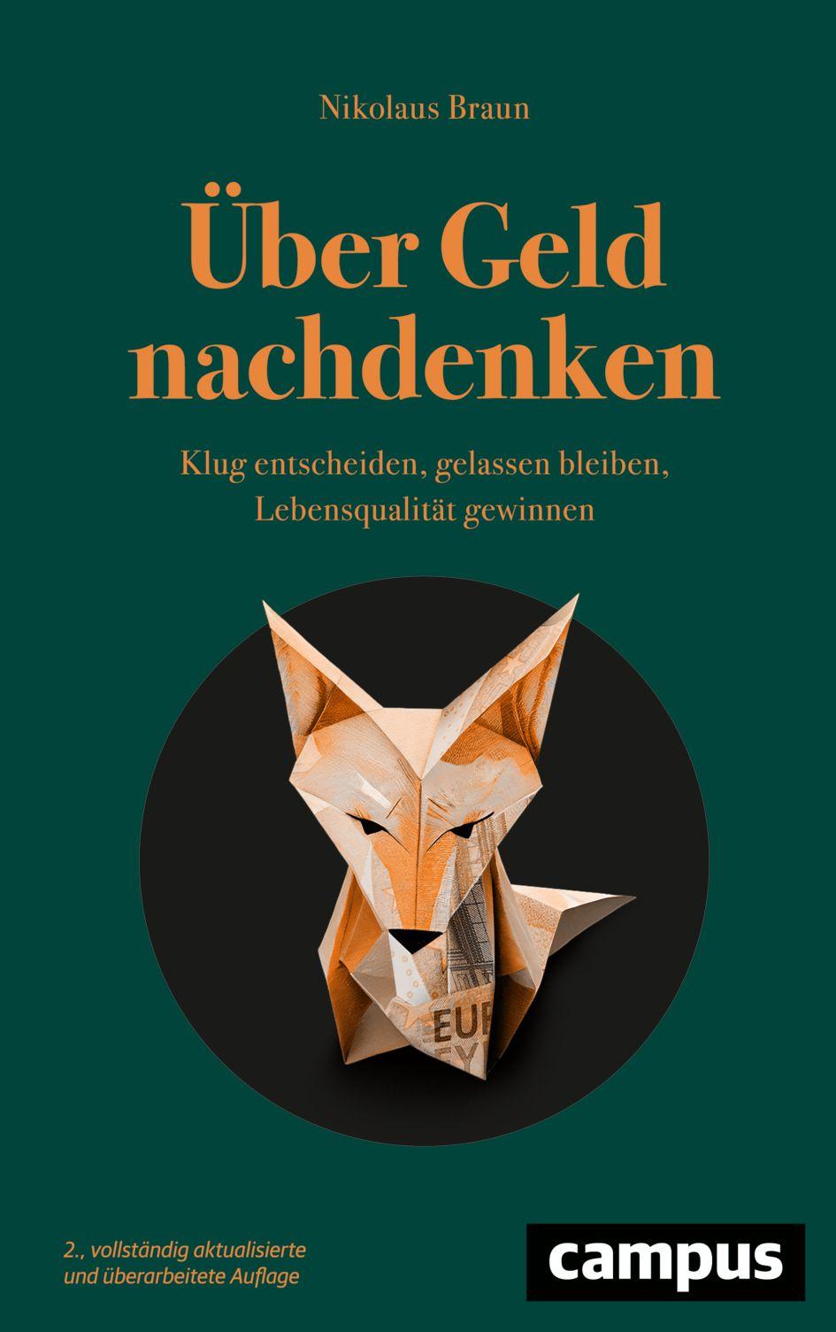 Vorderes Coverbild Über Geld nachdenken