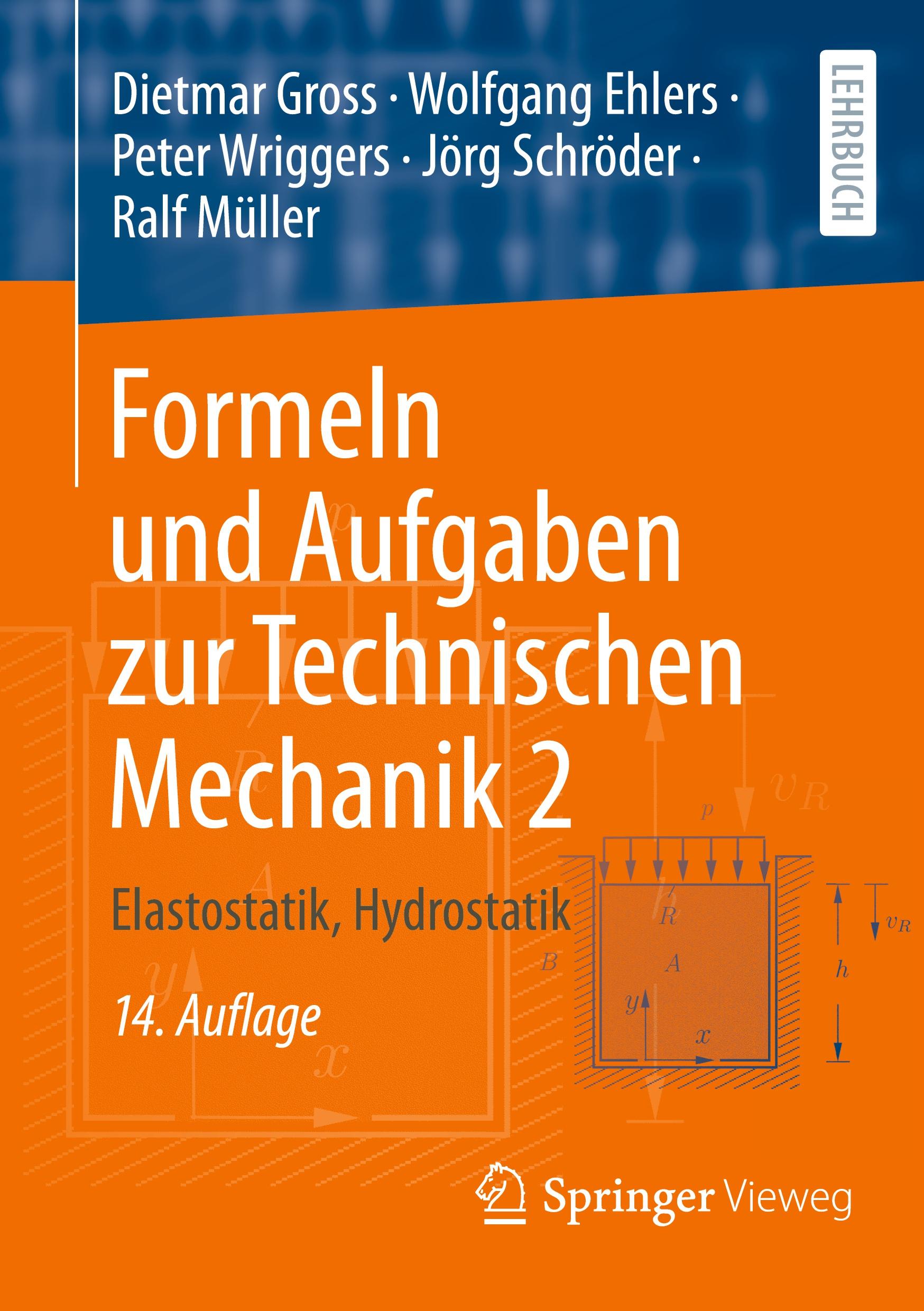Vorderes Coverbild Formeln und Aufgaben zur Technischen Mechanik 2