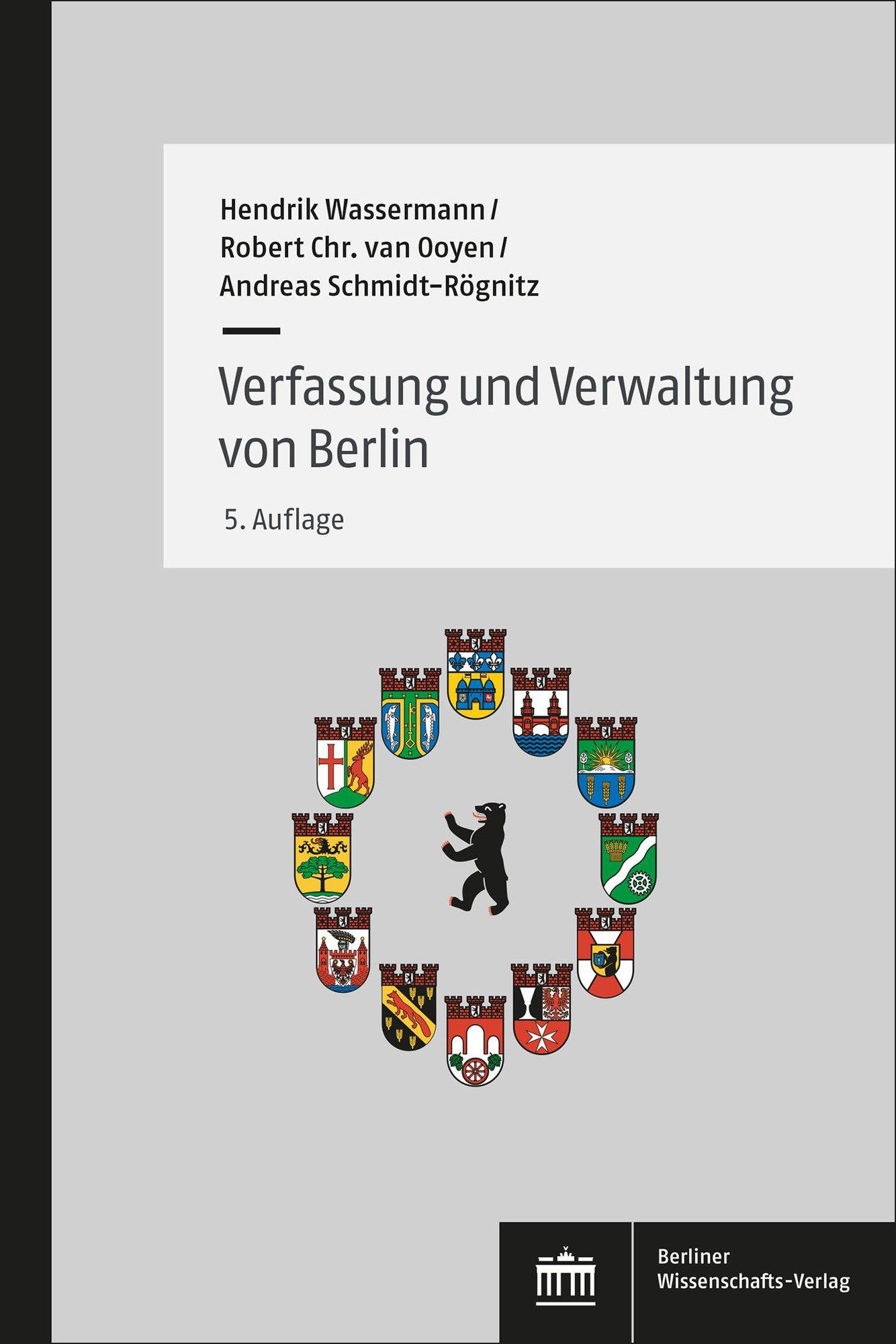 Vorderes Coverbild Verfassung und Verwaltung von Berlin