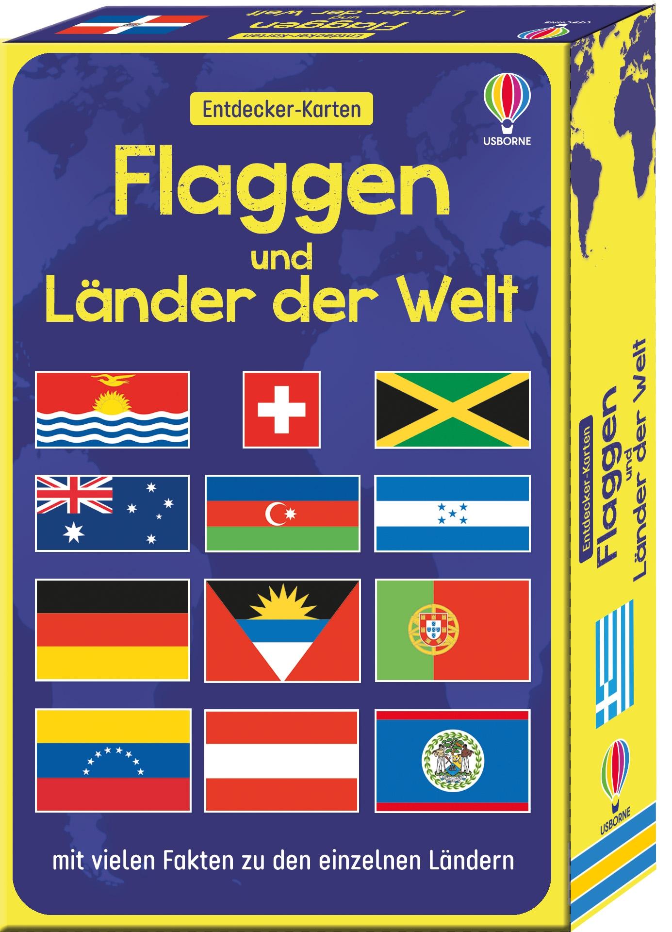 Vorderes Coverbild Entdecker-Karten: Flaggen und Länder der Welt