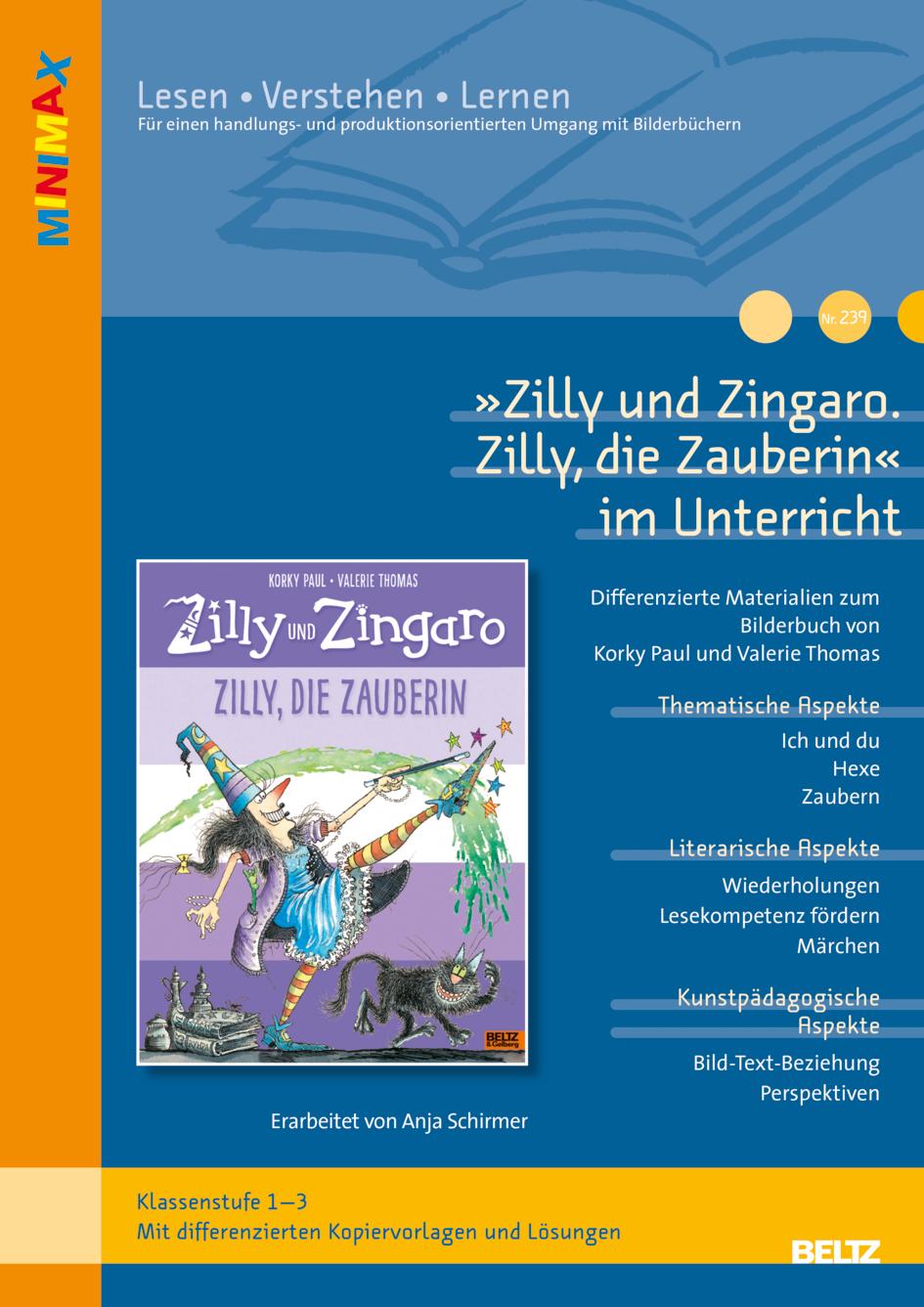 Vorderes Coverbild 'Zilly und Zingaro. Zilly, die Zauberin' im Unterricht