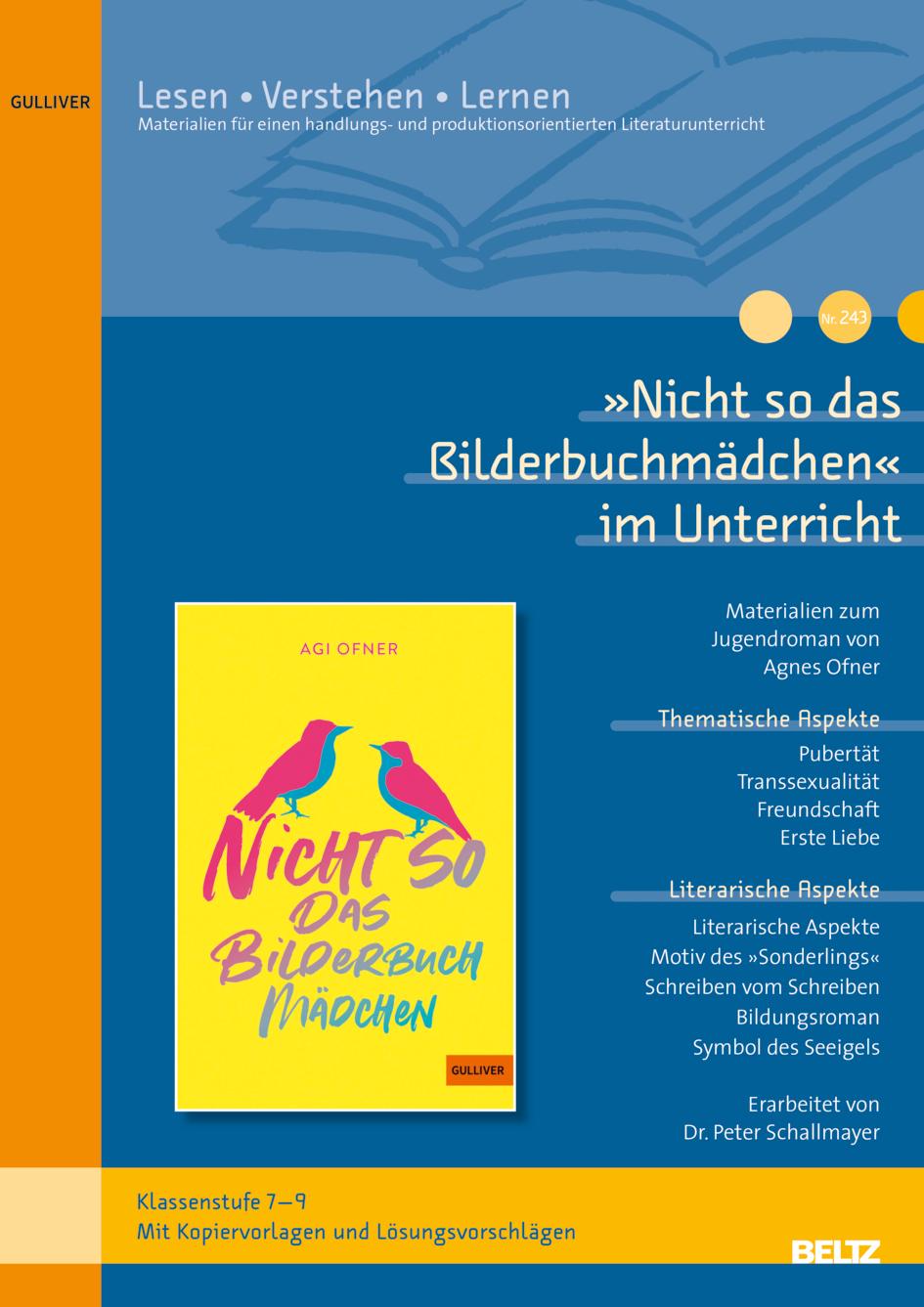 Vorderes Coverbild 'Nicht so das Bilderbuchmädchen' im Unterricht