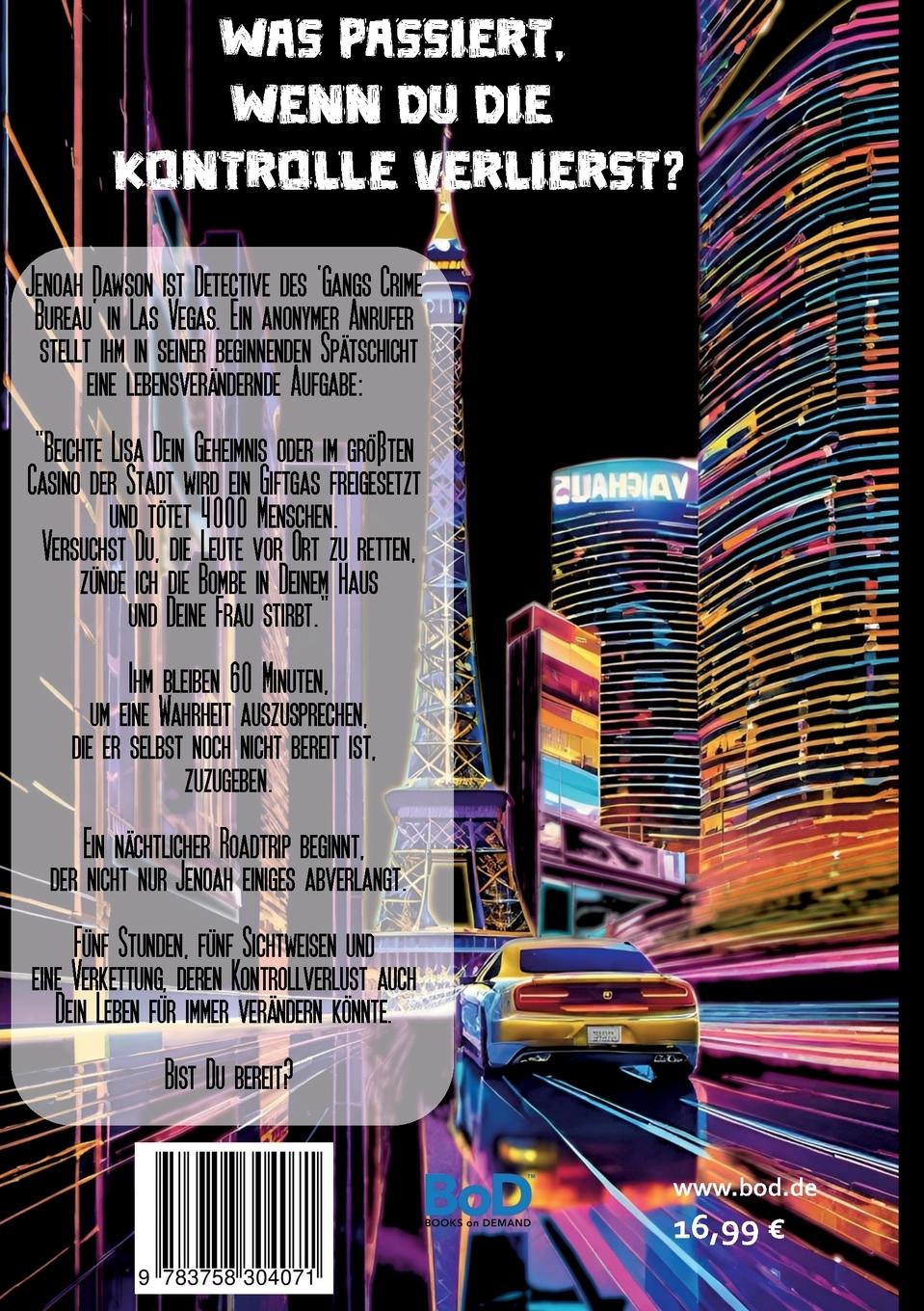 Rückseitencover Fünf Stunden Vegas