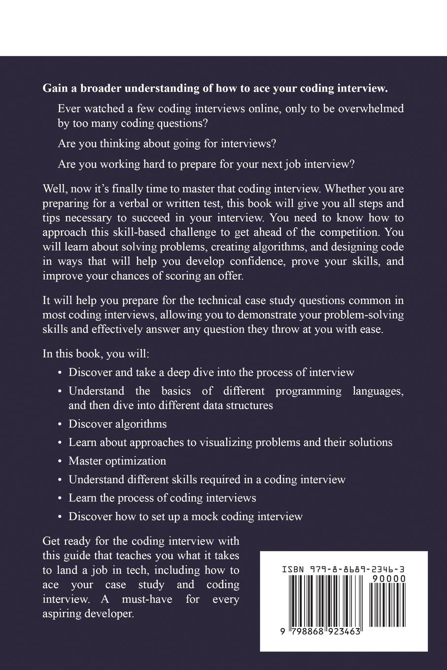 Rückseitencover CODING INTERVIEWS G U I D E