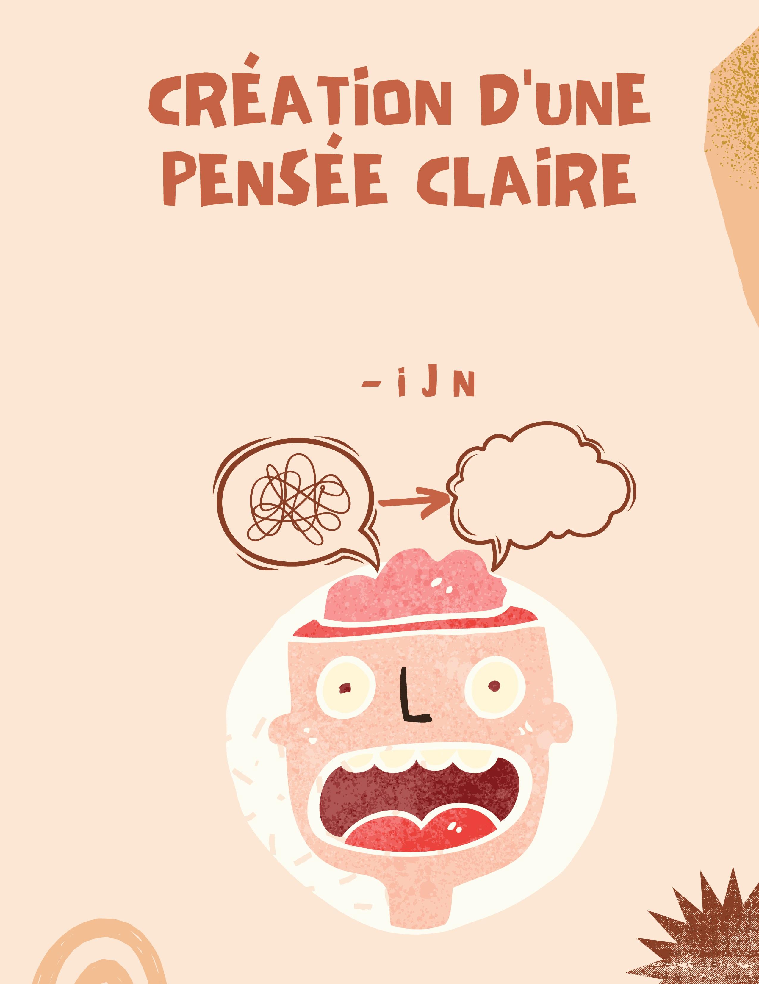 Vorderes Coverbild Création d'une pensée claire