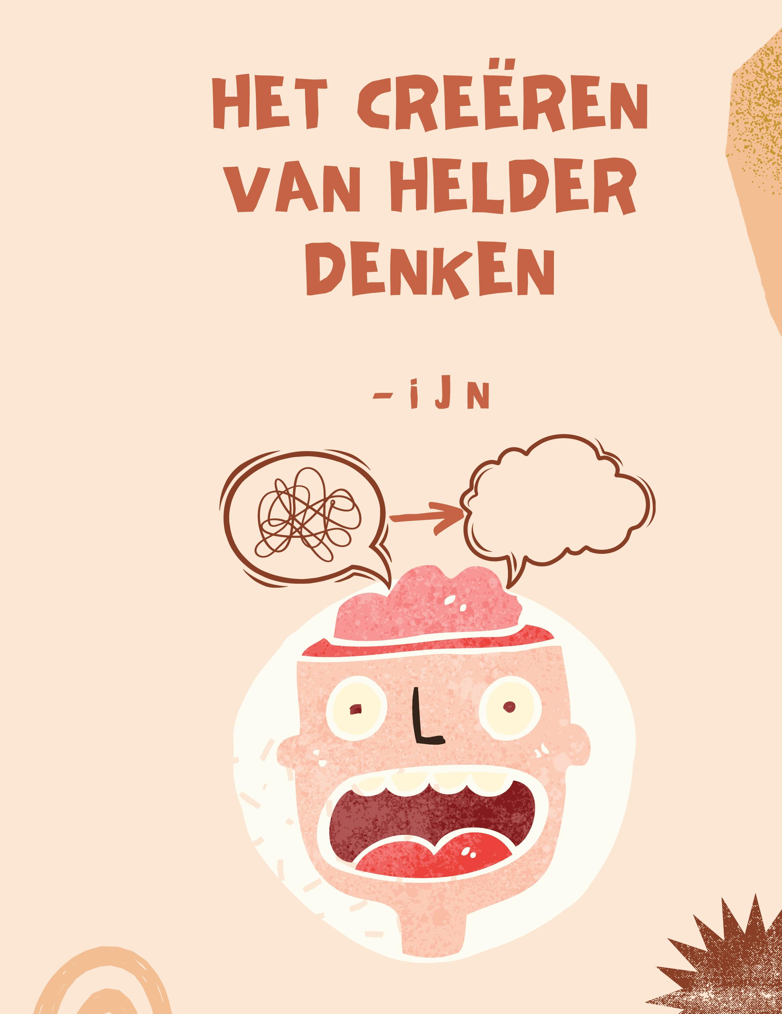 Vorderes Coverbild Het creëren van helder denken