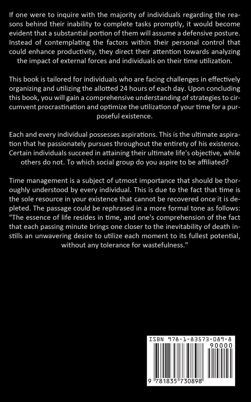 Rückseitencover Time Management