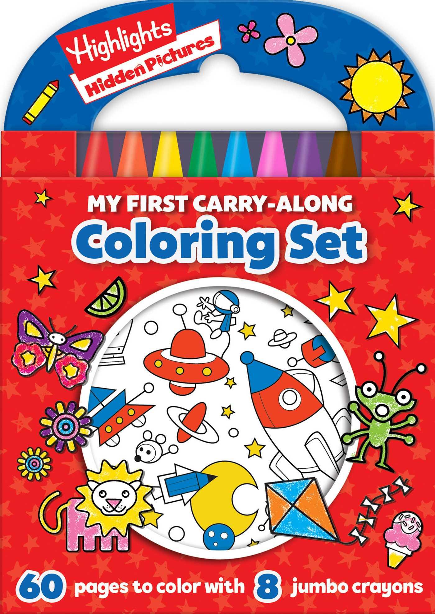 Vorderes Coverbild Highlights: My First Hidden Pictures Carry-Along Coloring Set