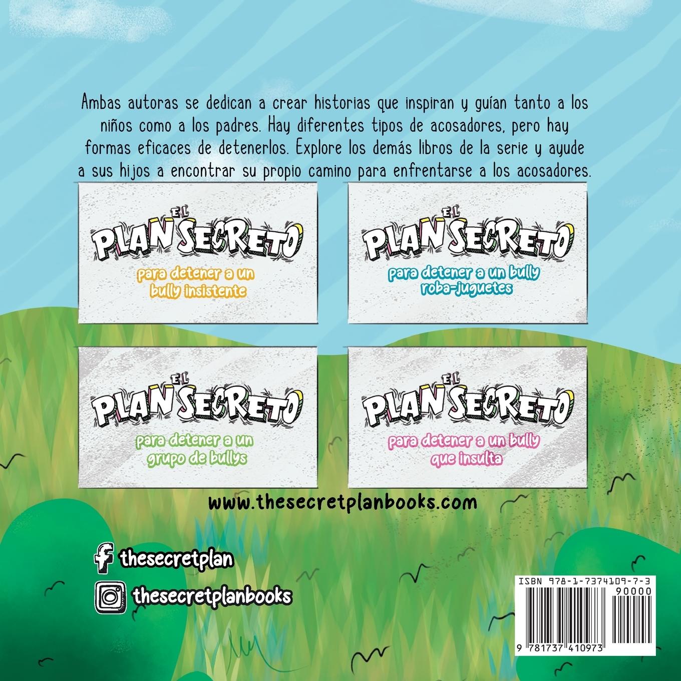 Rückseitencover El Plan Secreto Para Detener a Un Bully Insistente