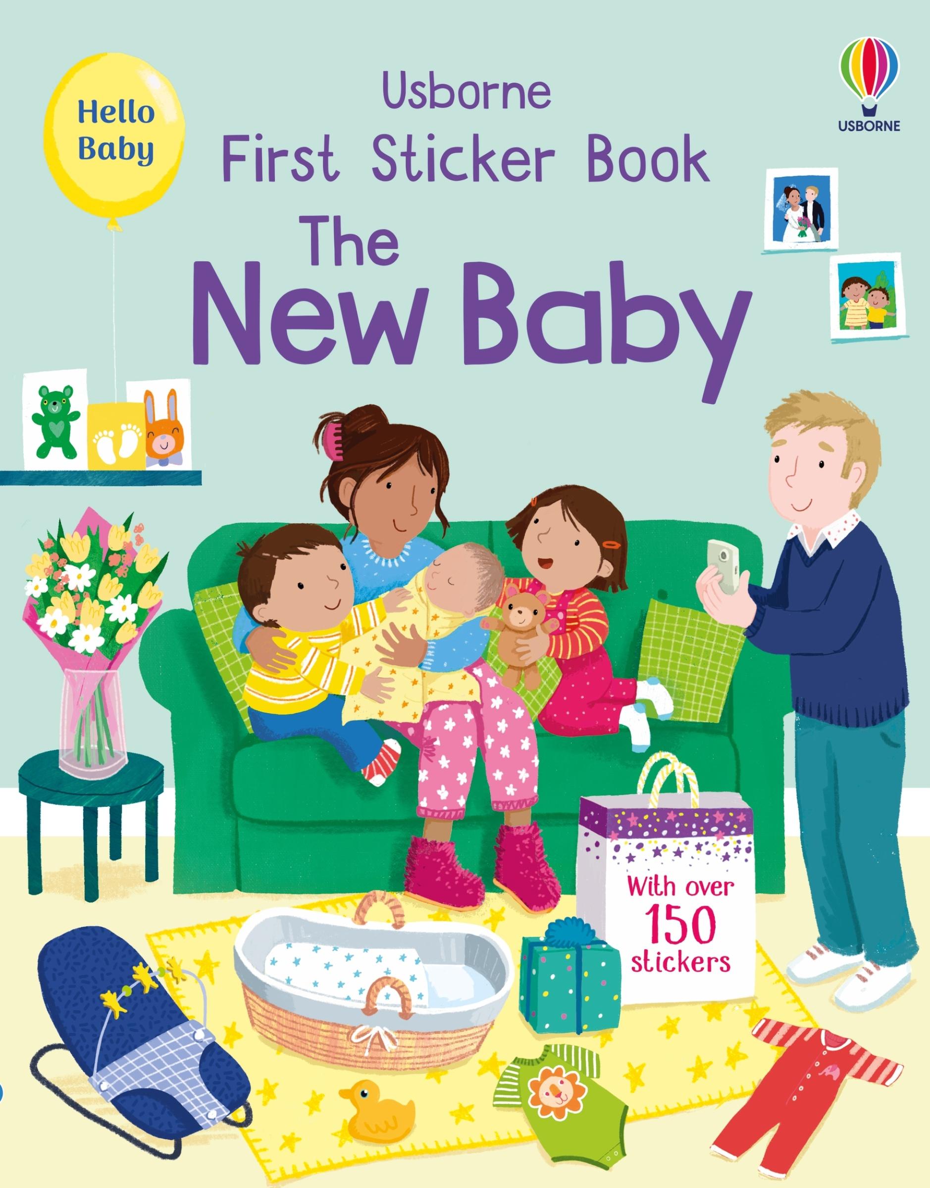 Vorderes Coverbild First Sticker Book the New Baby