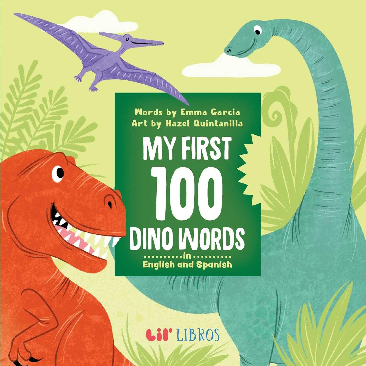 Vorderes Coverbild My First 100 Dino Words in English and Spanish
