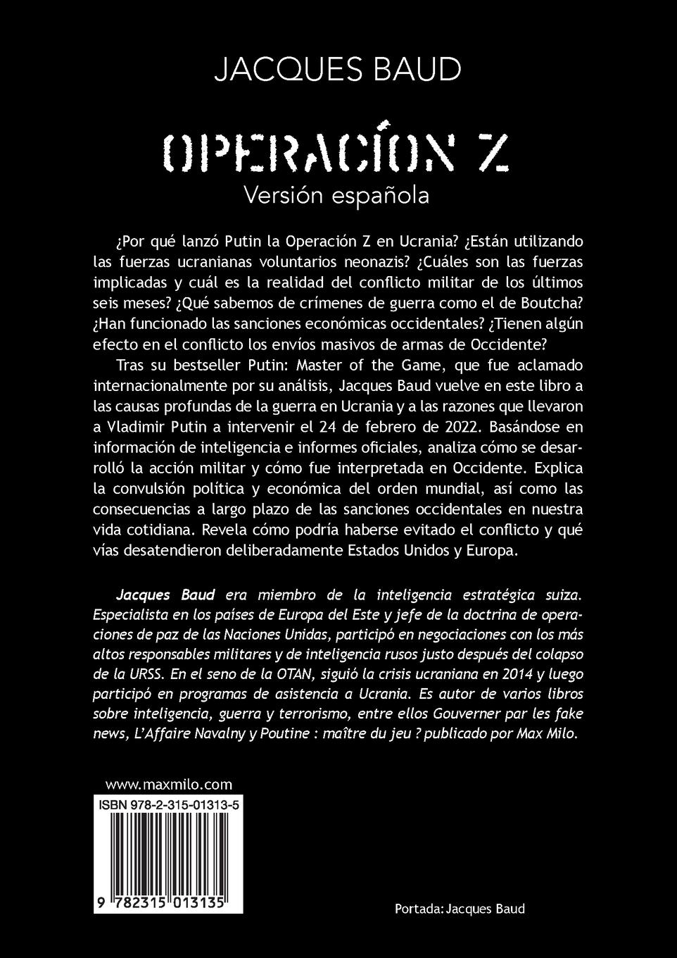 Rückseitencover Operación Z