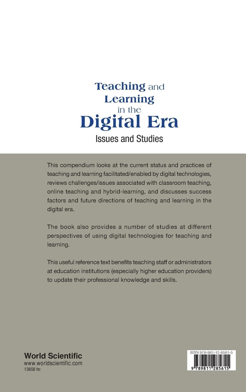 Rückseitencover TEACHING AND LEARNING IN THE DIGITAL ERA