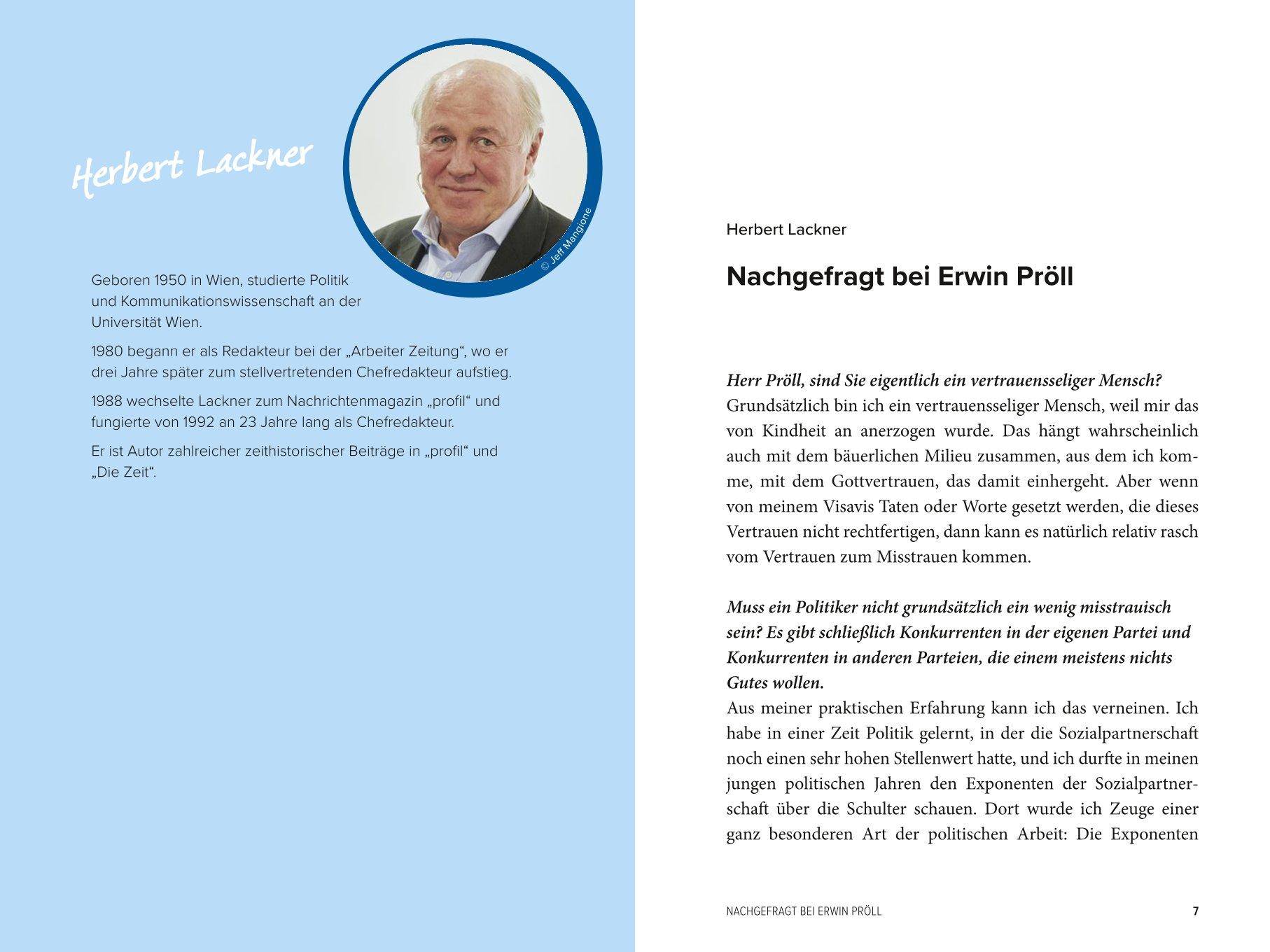 Beispielinhalt (Bild) Vertrauensfragen - Ansichten und Aussichten