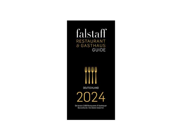Vorderes Coverbild falstaff Restaurant & GasthausGuide Deutschland 2024