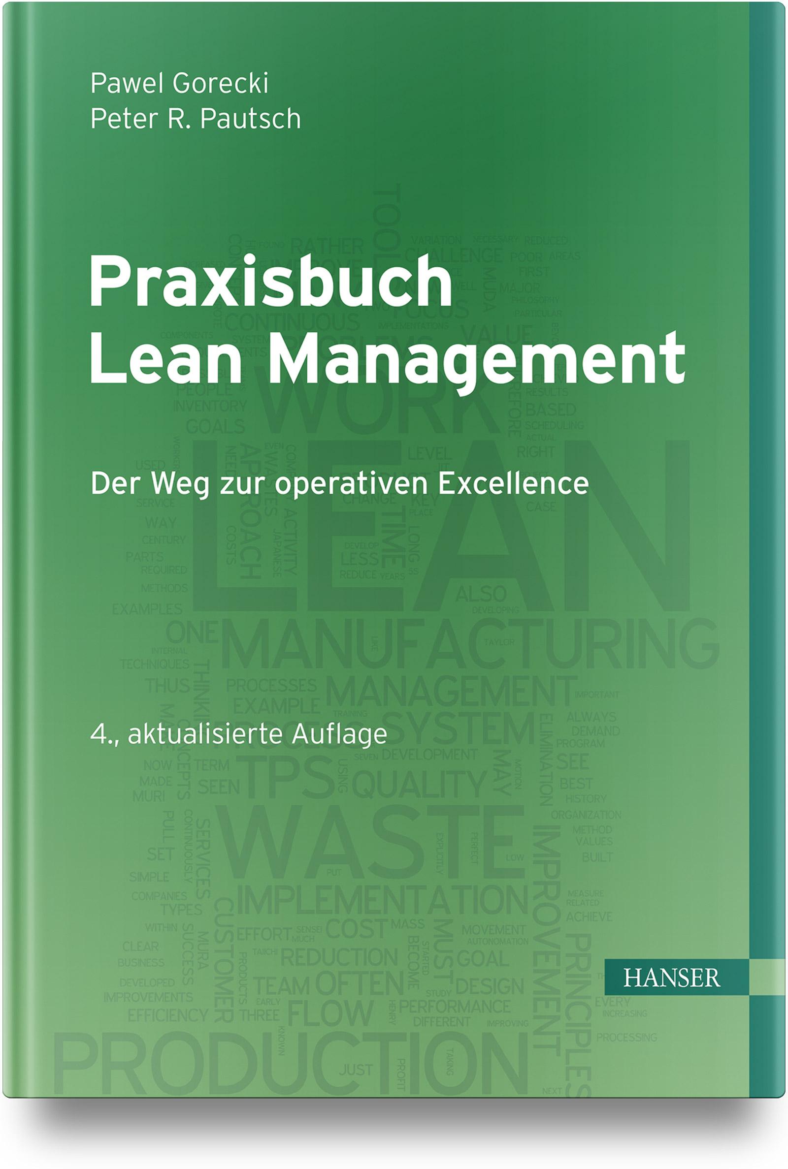 Vorderes Coverbild Praxisbuch Lean Management