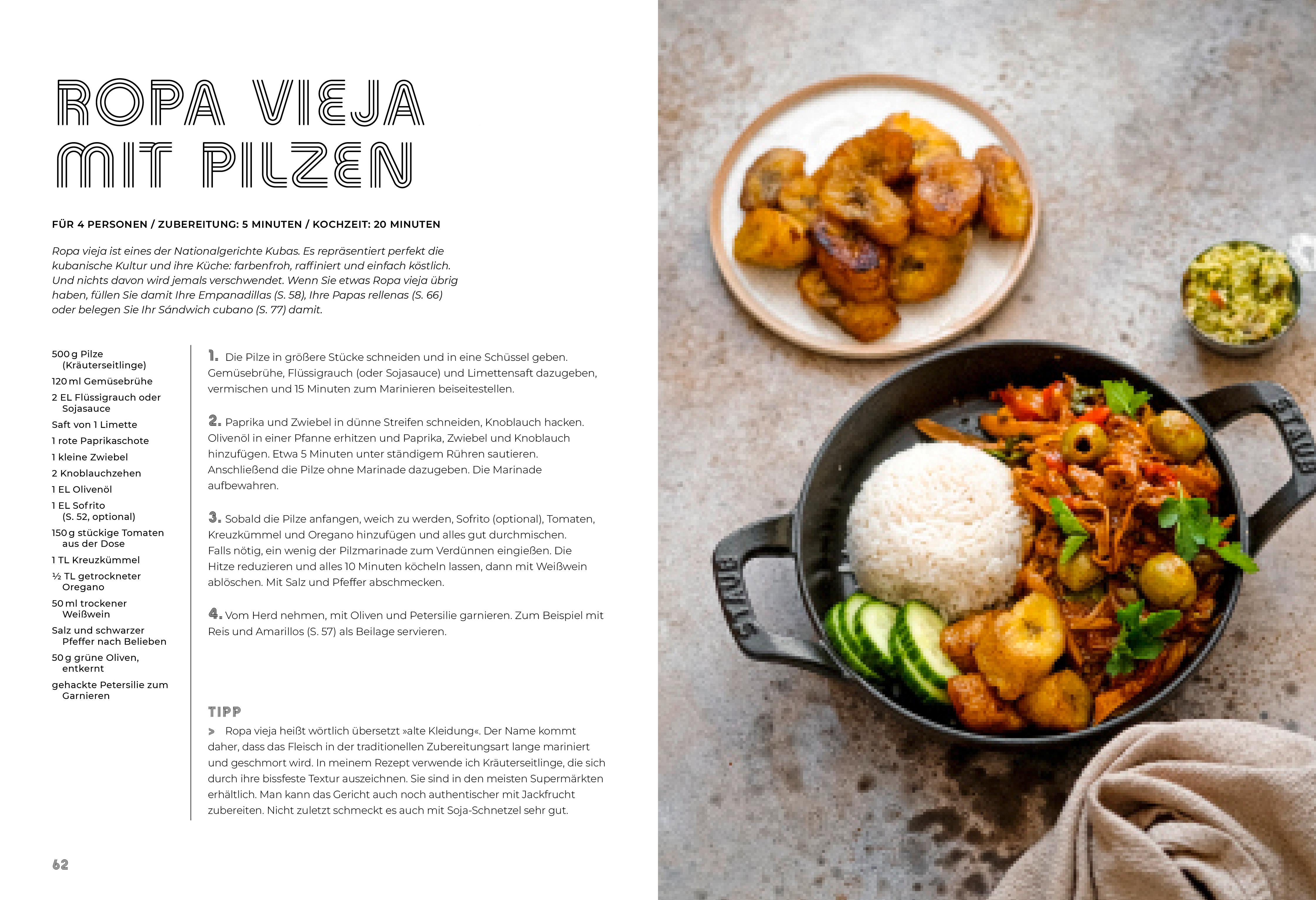 Beispielinhalt (Bild) Karibik vegan
