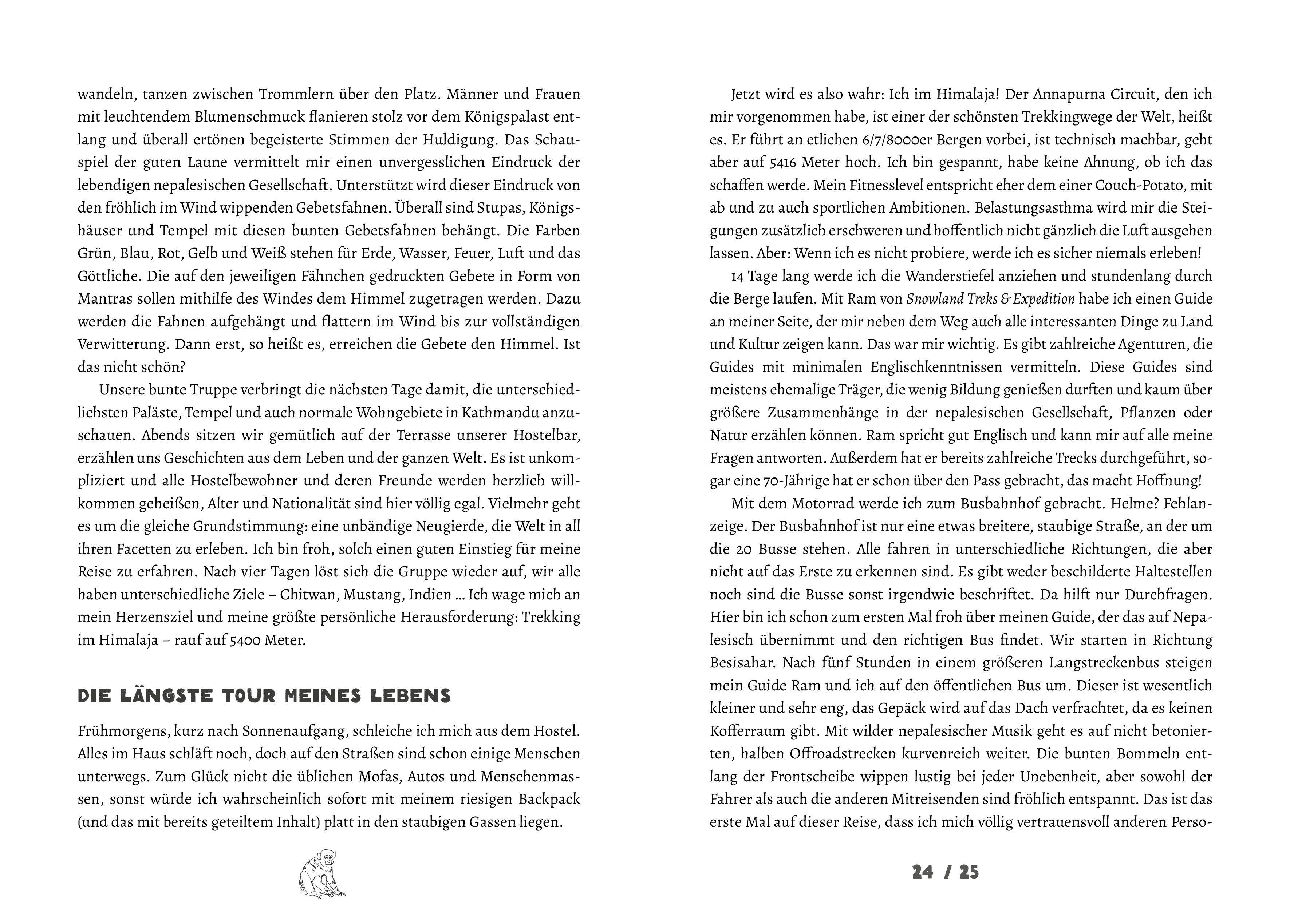 Beispielinhalt (Bild) Midlife Reise